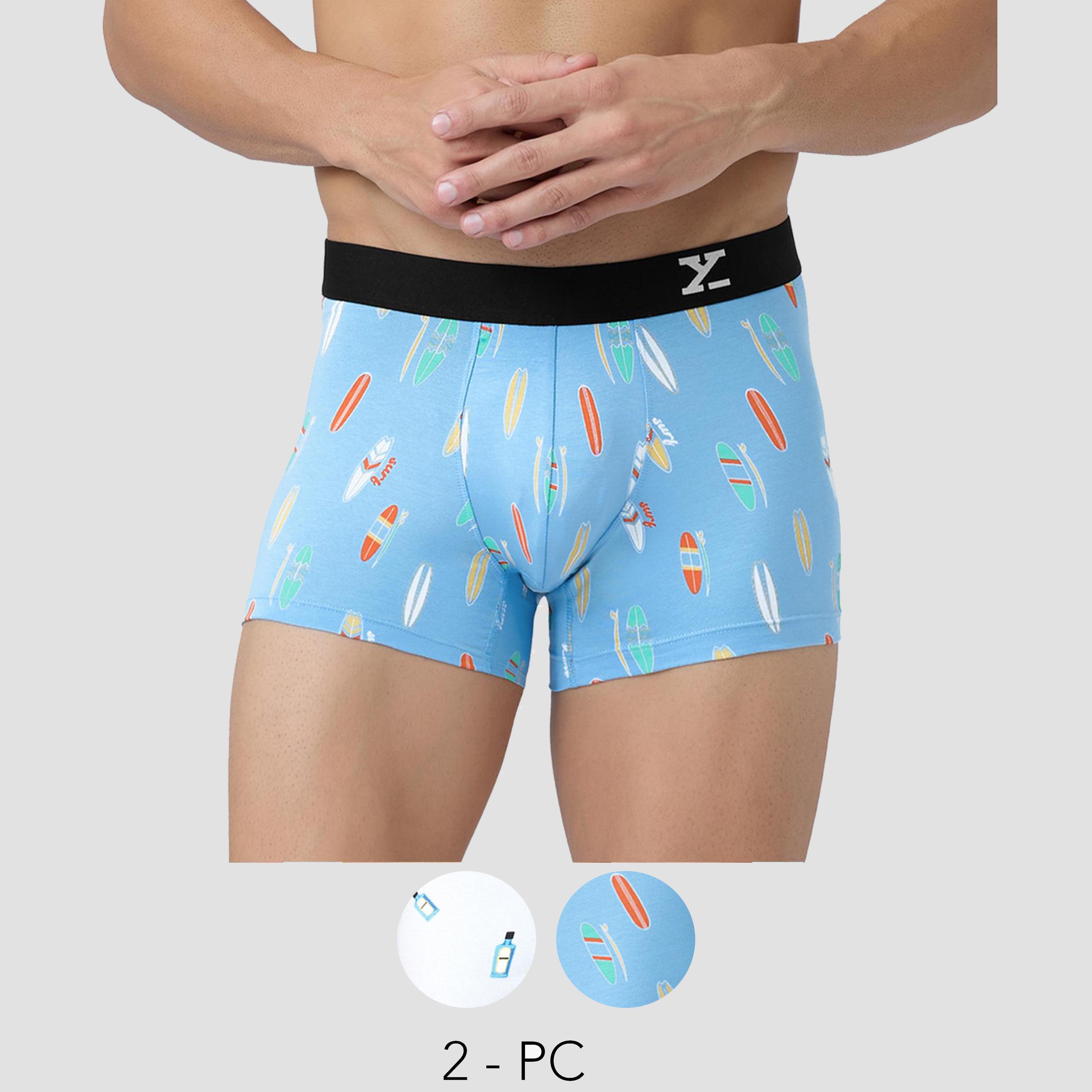 اكس واي اكس اكس - عبوة قطعتين - شورت سباحة رجالي قطن بطبعة-men-clothing-innerwear-underwear-image-1