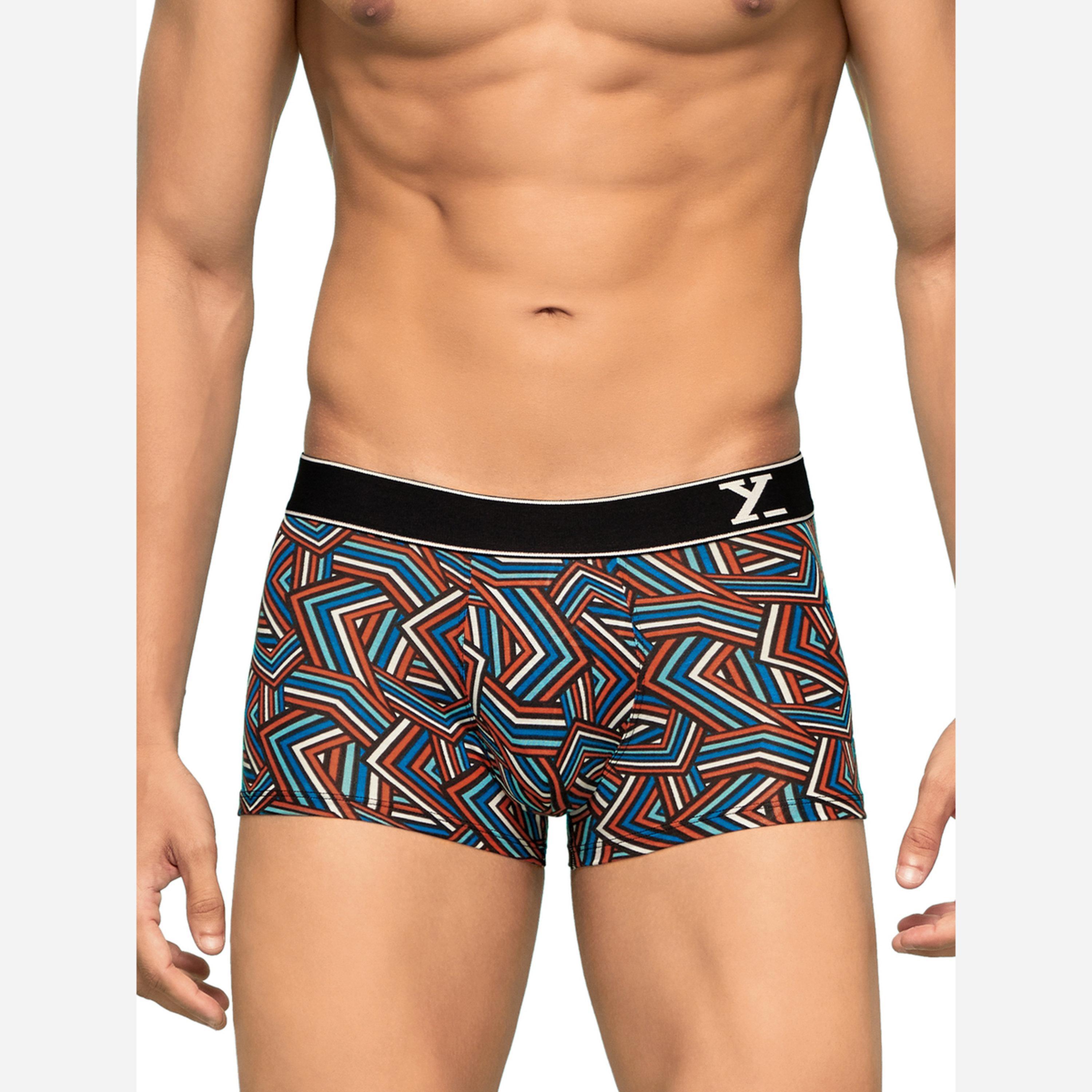 XYXX Pack of 2 - Men Printed Breathable Cotton Trunks-men-clothing-innerwear-underwear-image-5