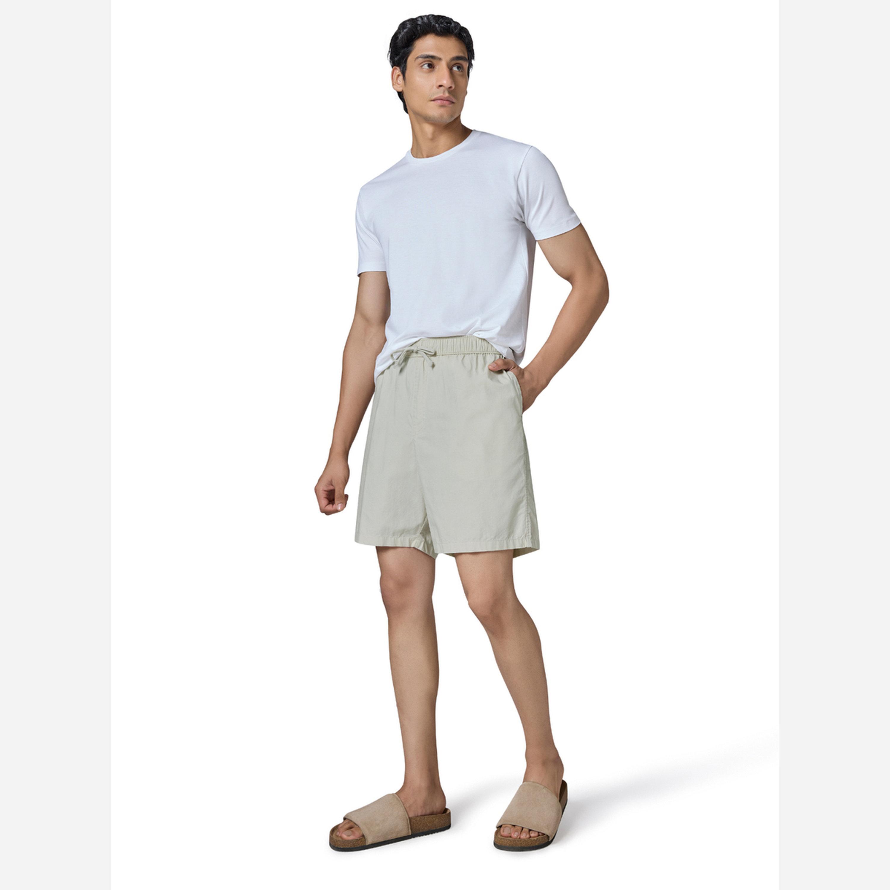 XYXX Men Solid Relaxed Fit with Dual Pockets 100% Cotton-men-clothing-bottoms-shorts-image-2