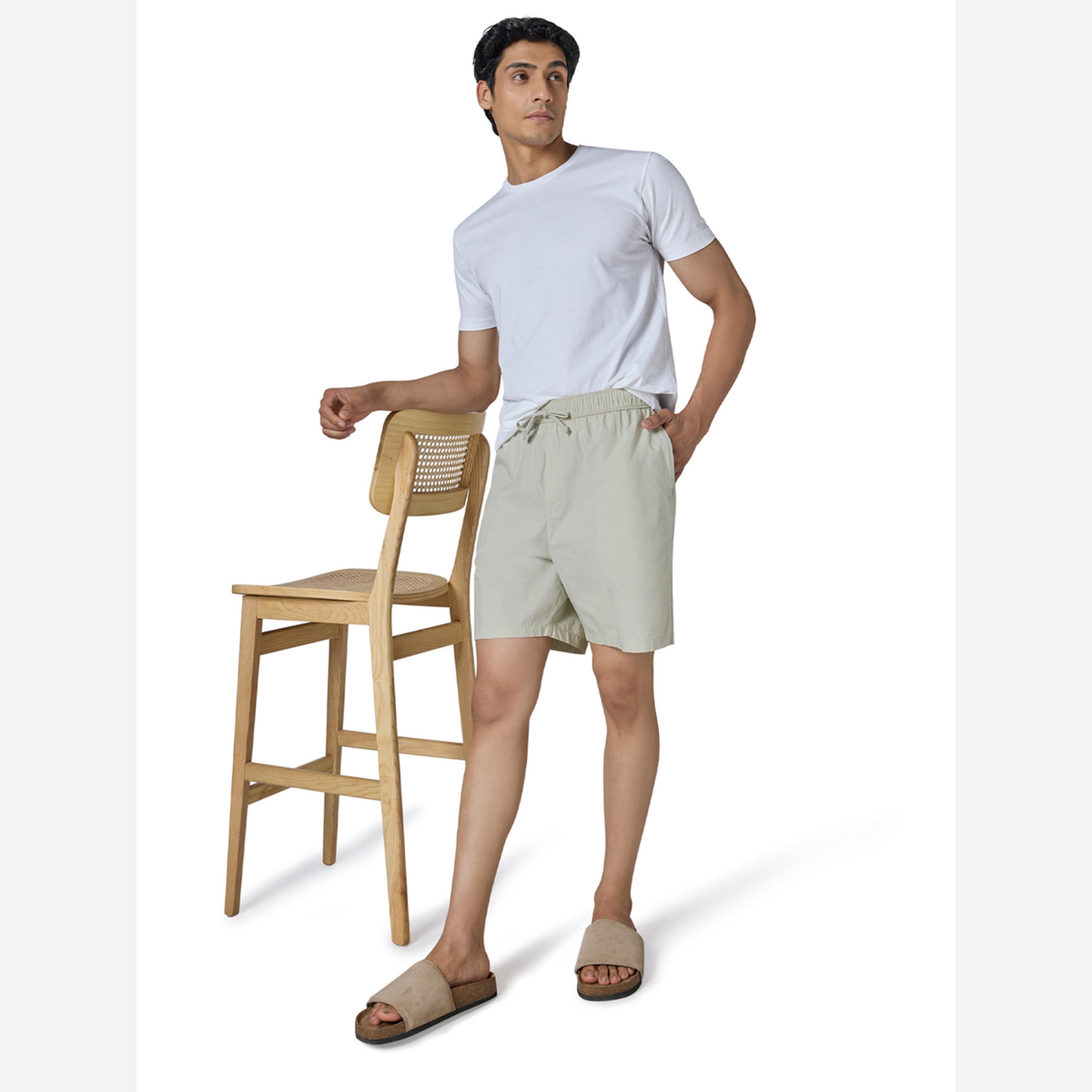 XYXX Men Solid Relaxed Fit with Dual Pockets 100% Cotton-men-clothing-bottoms-shorts-image-3