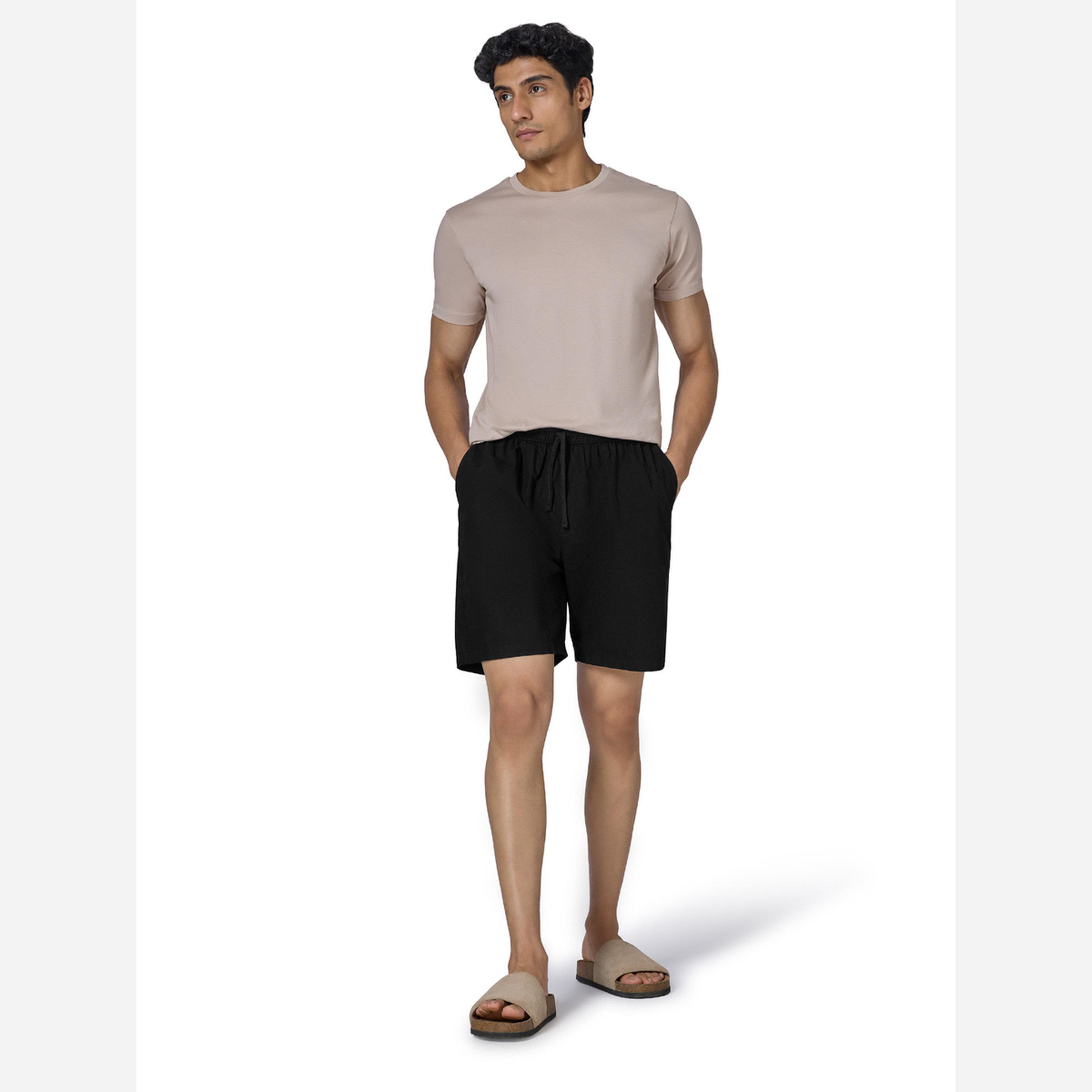 XYXX Men Solid Relaxed Fit with Dual Pockets 100% Cotton-men-clothing-bottoms-shorts-image-2