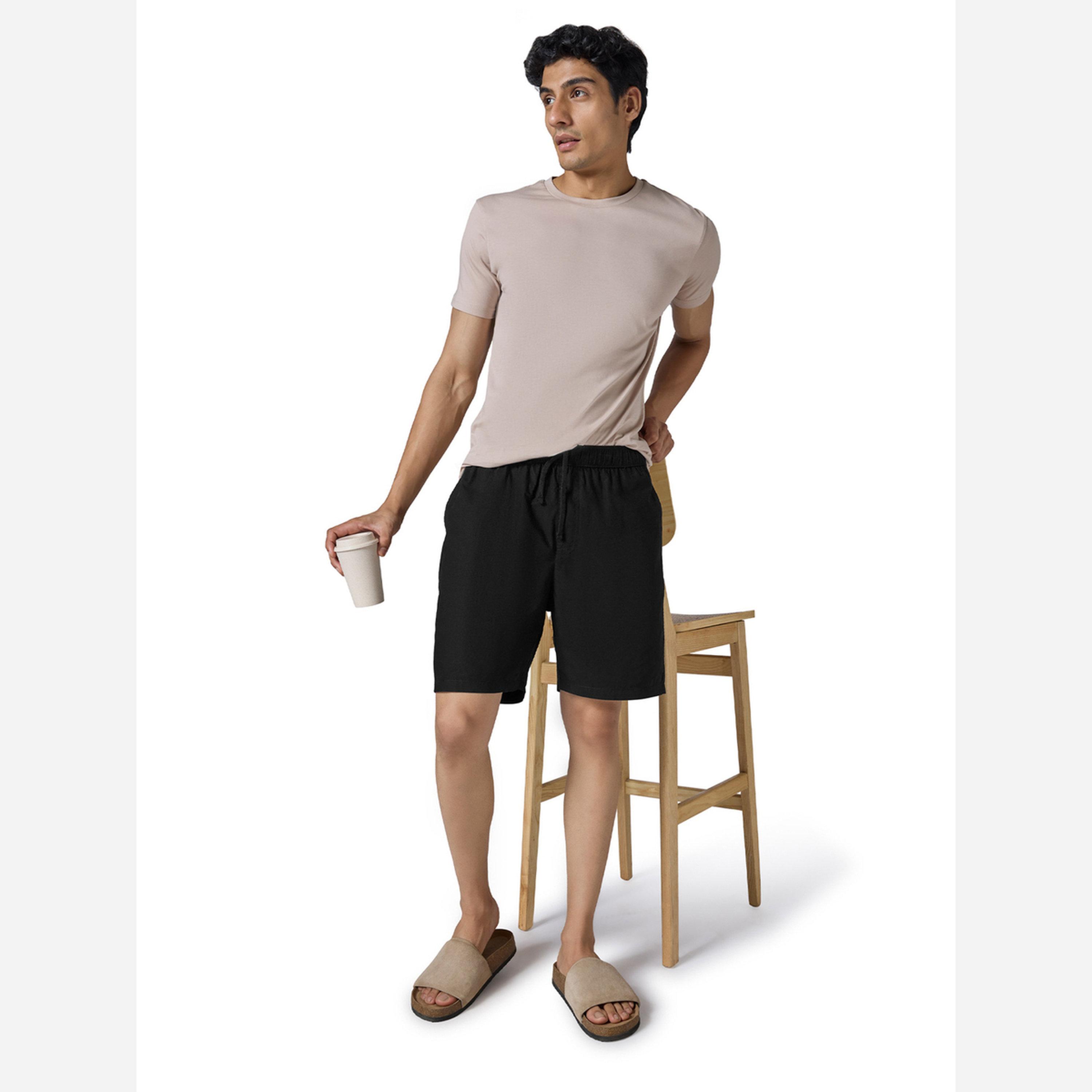 XYXX Men Solid Relaxed Fit with Dual Pockets 100% Cotton-men-clothing-bottoms-shorts-image-3