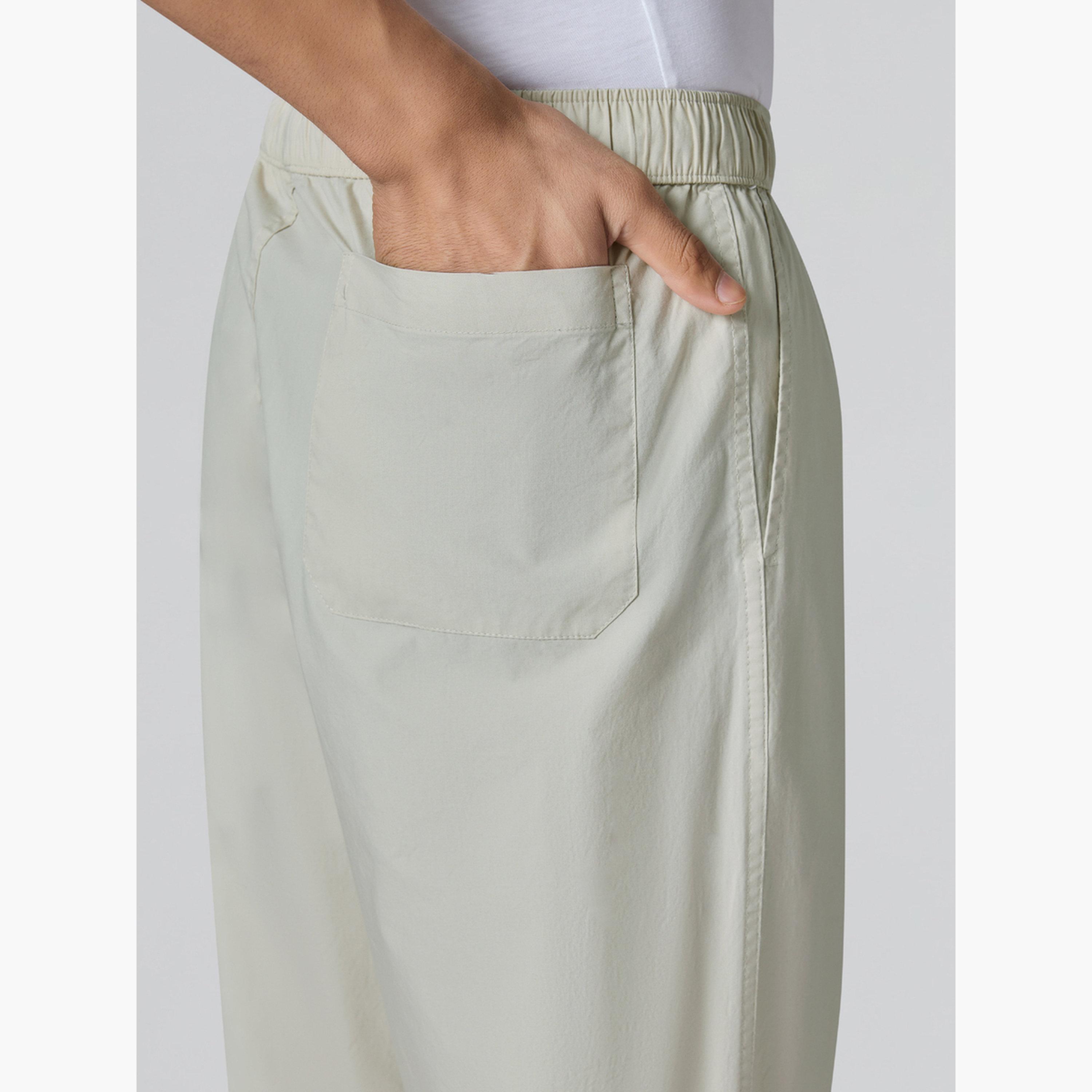 بيجاما قطنية 100% سادة بقصة مريحة-men-clothing-nightwear-pyjamaandshorts-image-3
