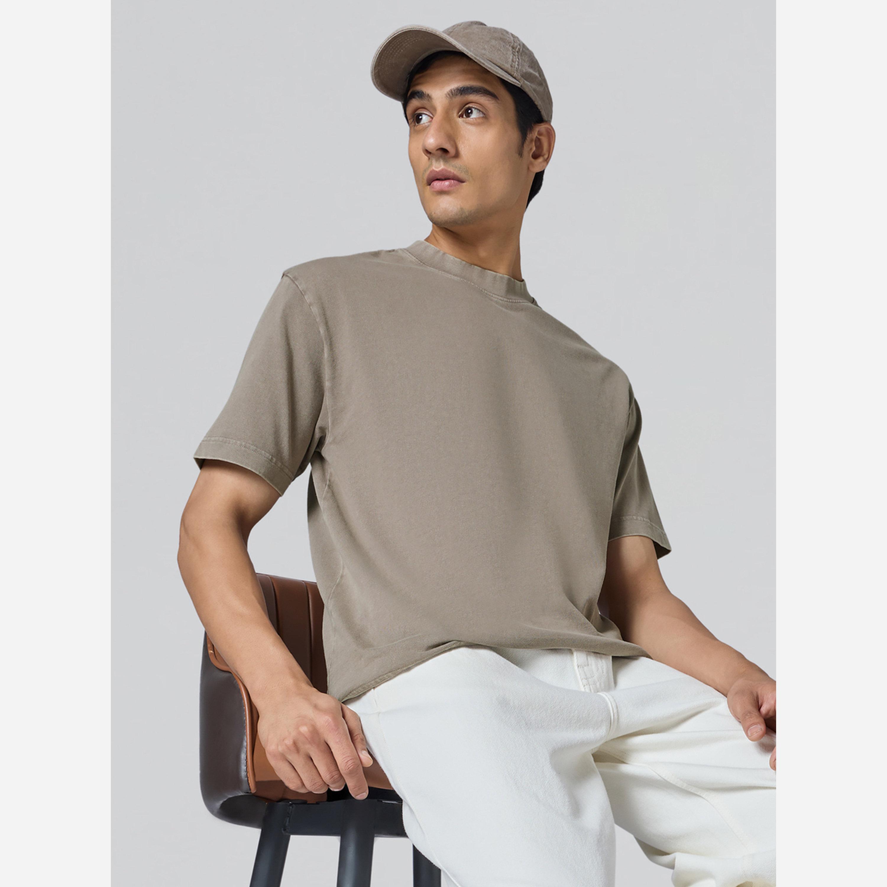 XYXX Men Grey Cotton Acid Wash T-Shirt-men-clothing-tshirtsandpolos-tshirts-image-4