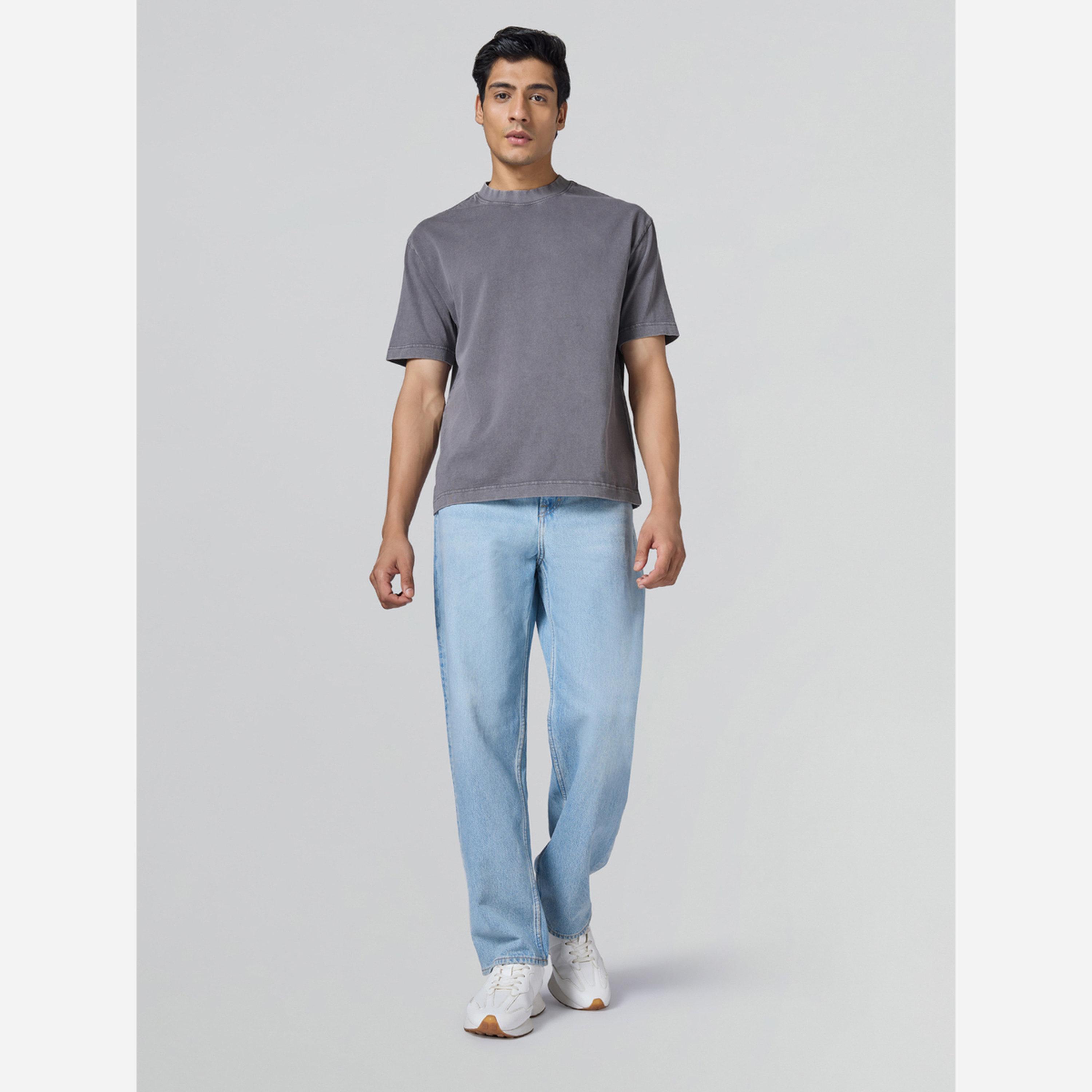 اكس واي اكس اكس - تيشيرت رجالي لون رمادي قطن-men-clothing-tshirtsandpolos-tshirts-image-2
