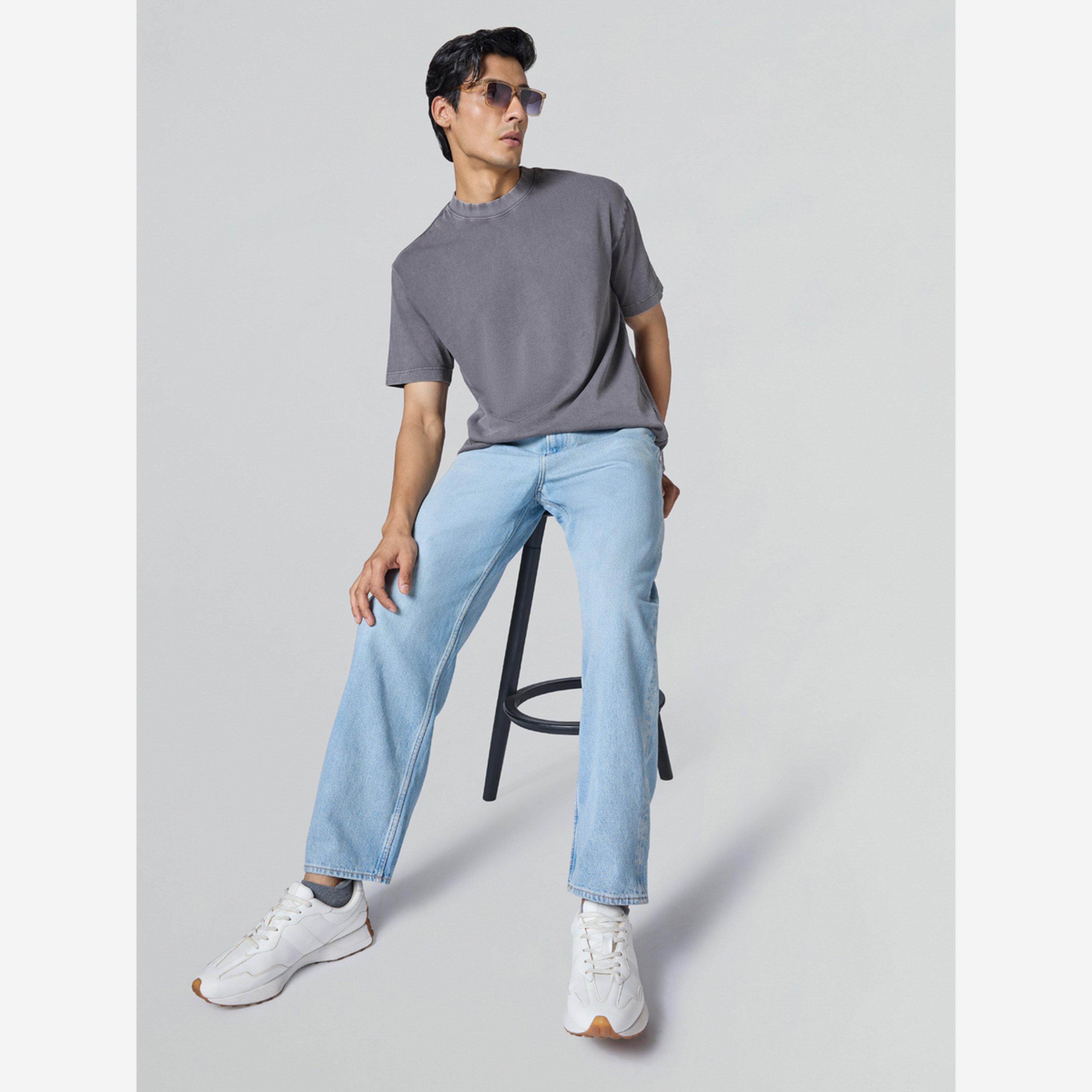 XYXX Men Grey Cotton Acid Wash T-Shirt-men-clothing-tshirtsandpolos-tshirts-image-3
