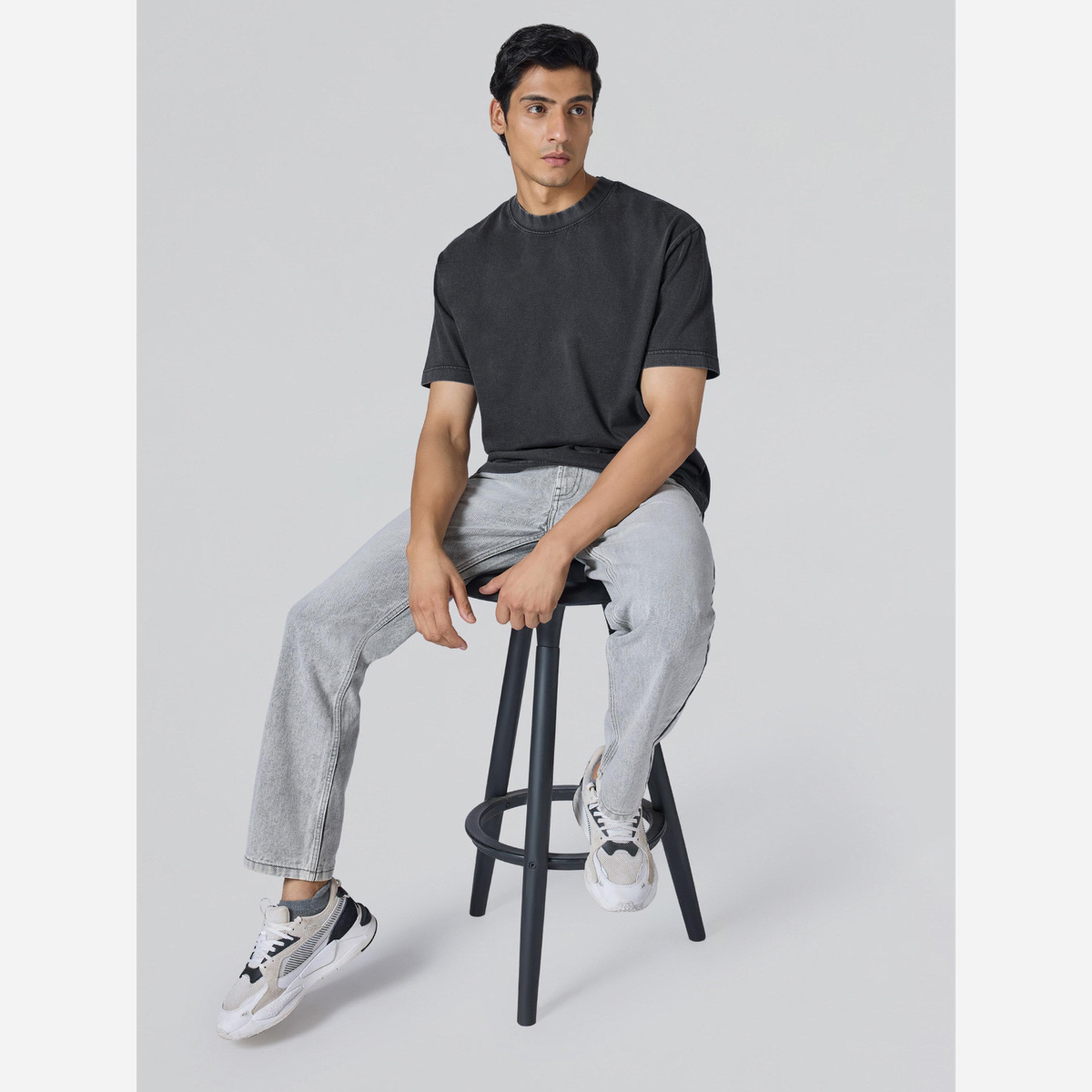 اكس واي اكس اكس - تيشيرت رجالي لون أسود قطن-men-clothing-tshirtsandpolos-tshirts-image-3