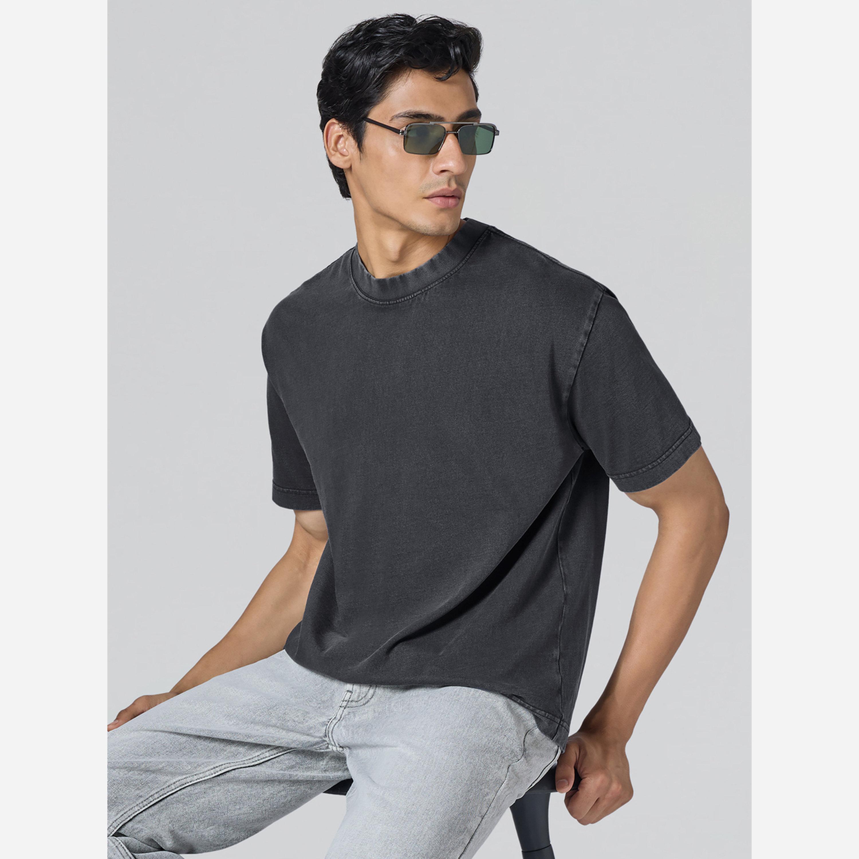 اكس واي اكس اكس - تيشيرت رجالي لون أسود قطن-men-clothing-tshirtsandpolos-tshirts-image-4