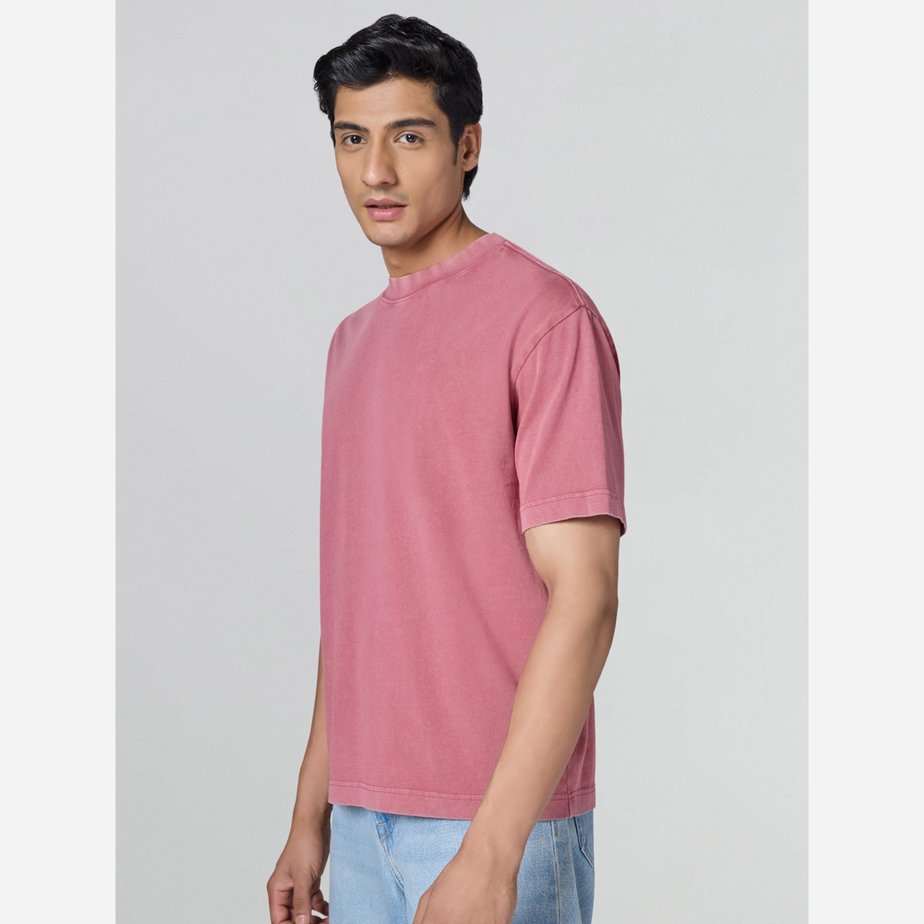 اكس واي اكس اكس - تيشيرت رجالي لون وردي قطن-men-clothing-tshirtsandpolos-tshirts-image-1