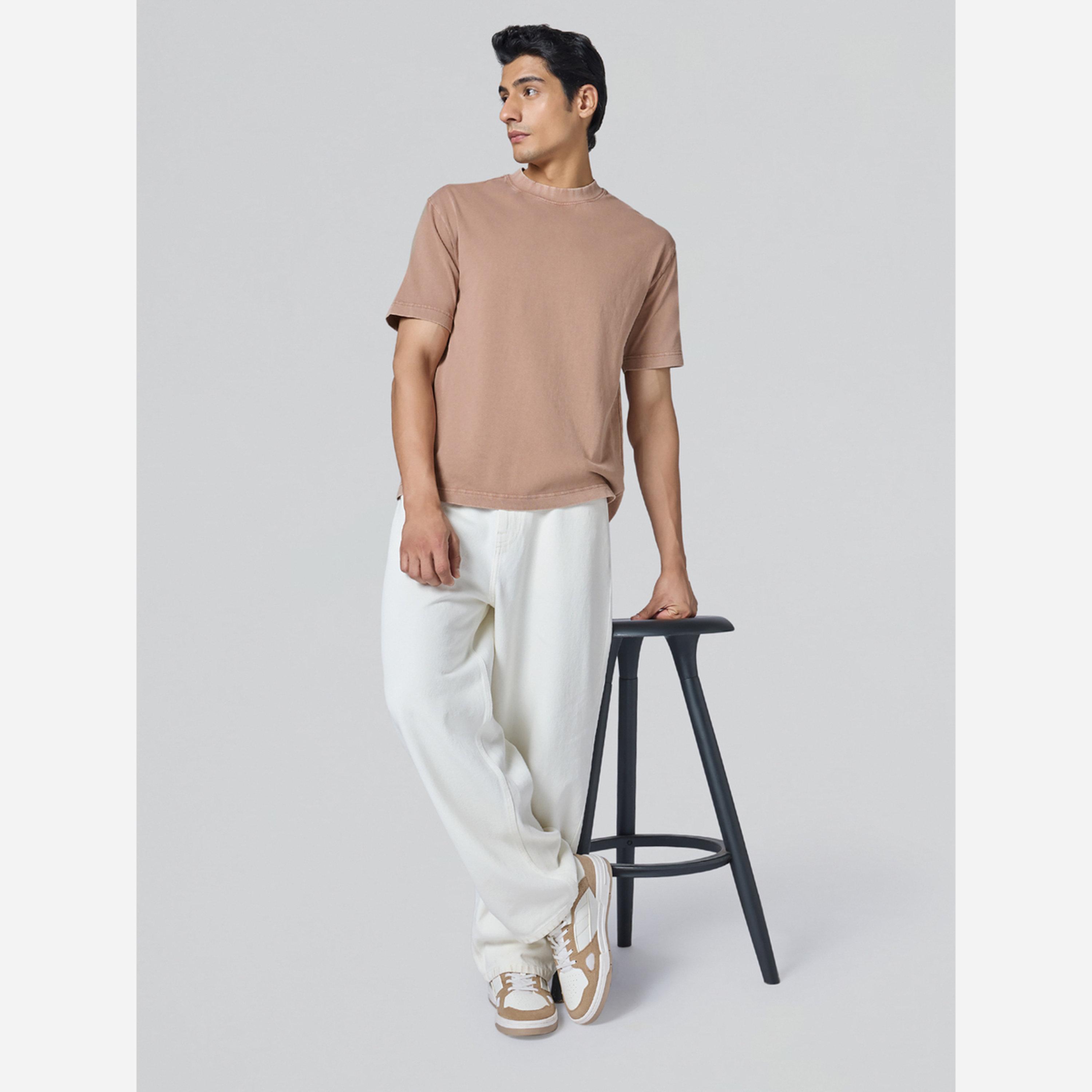 اكس واي اكس اكس - تيشيرت رجالي لون بني قطن-men-clothing-tshirtsandpolos-tshirts-image-3