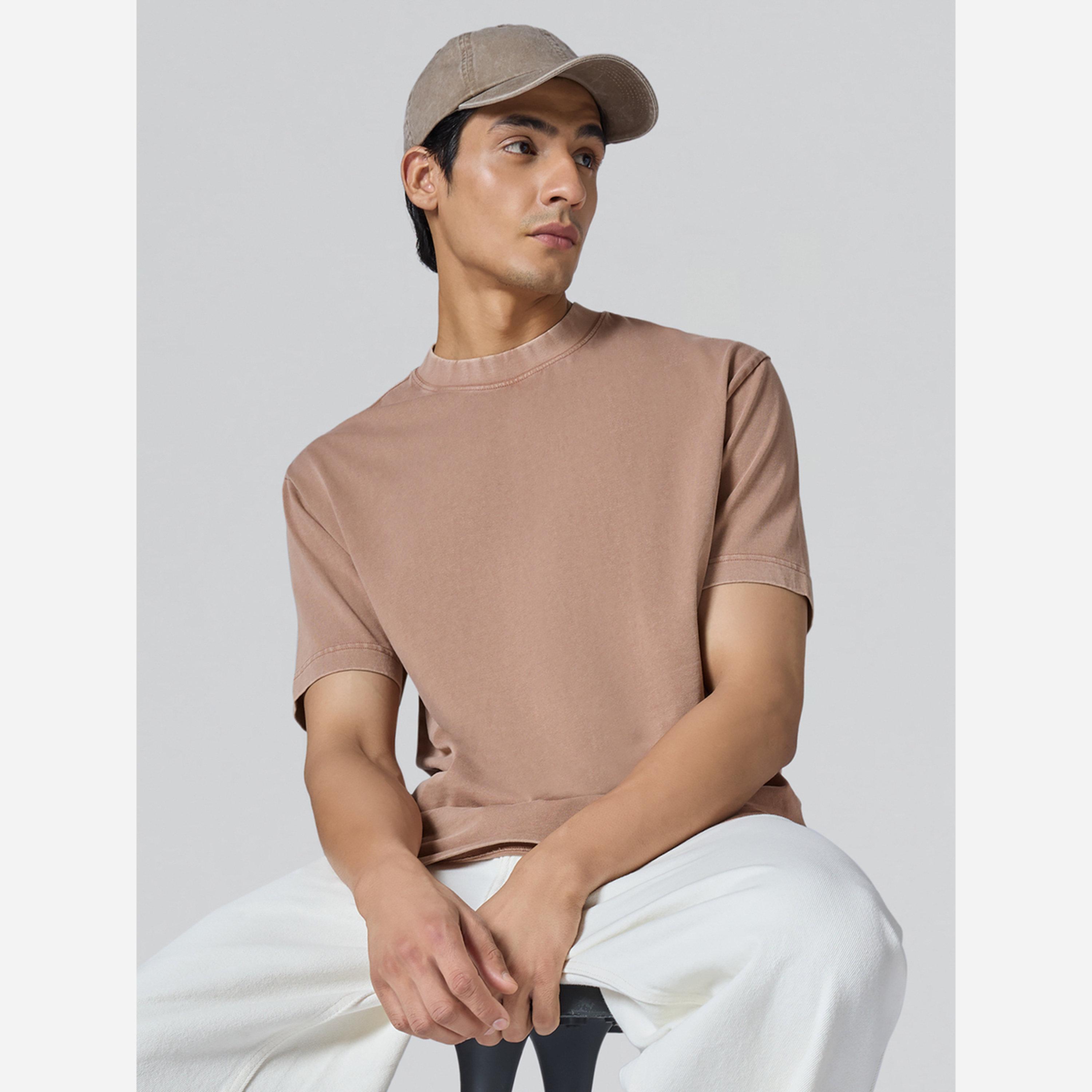 اكس واي اكس اكس - تيشيرت رجالي لون بني قطن-men-clothing-tshirtsandpolos-tshirts-image-4
