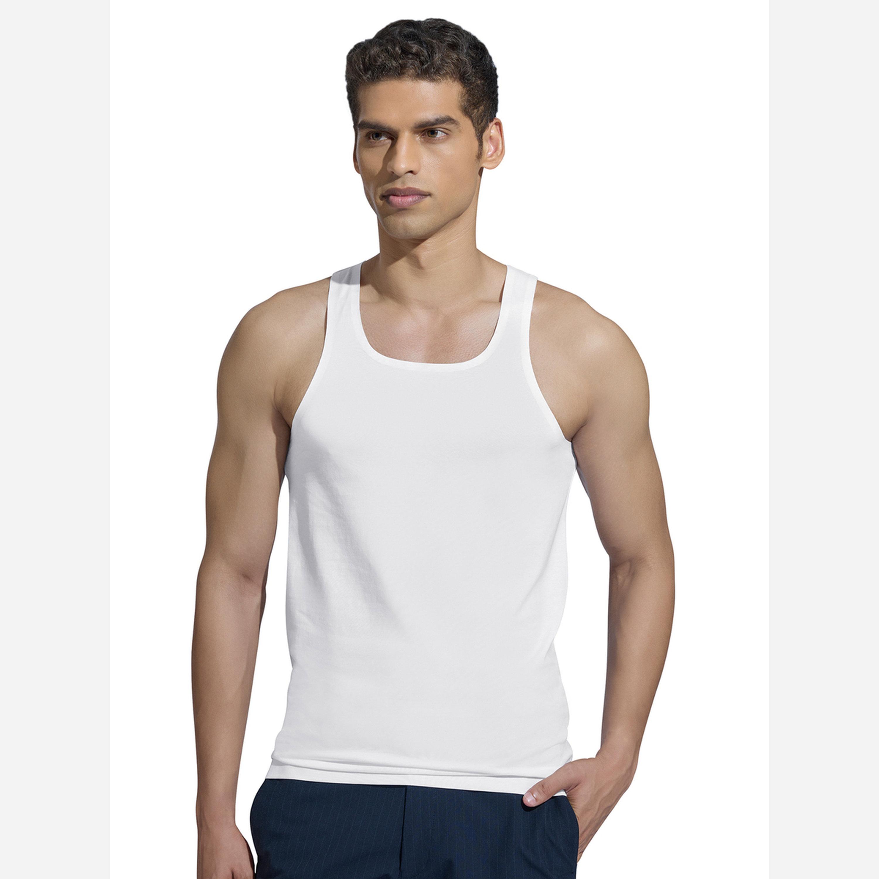 XYXX Men White Cotton Square Neck Tank-men-clothing-tshirtsandpolos-vests-image-1