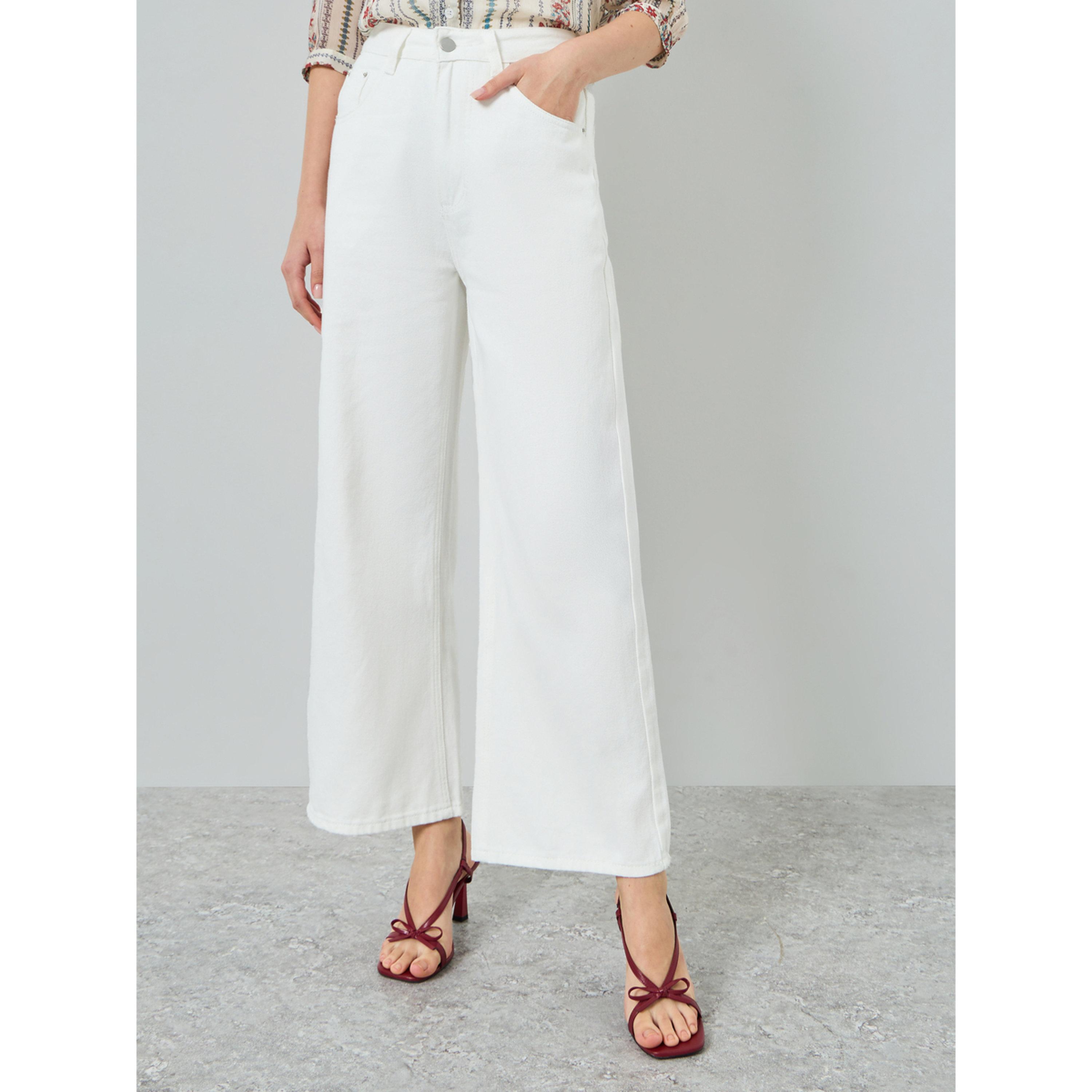 Styli Women Off-White High-Rise Straight Leg Jeans-women-clothing-bottoms-jeans-image-1