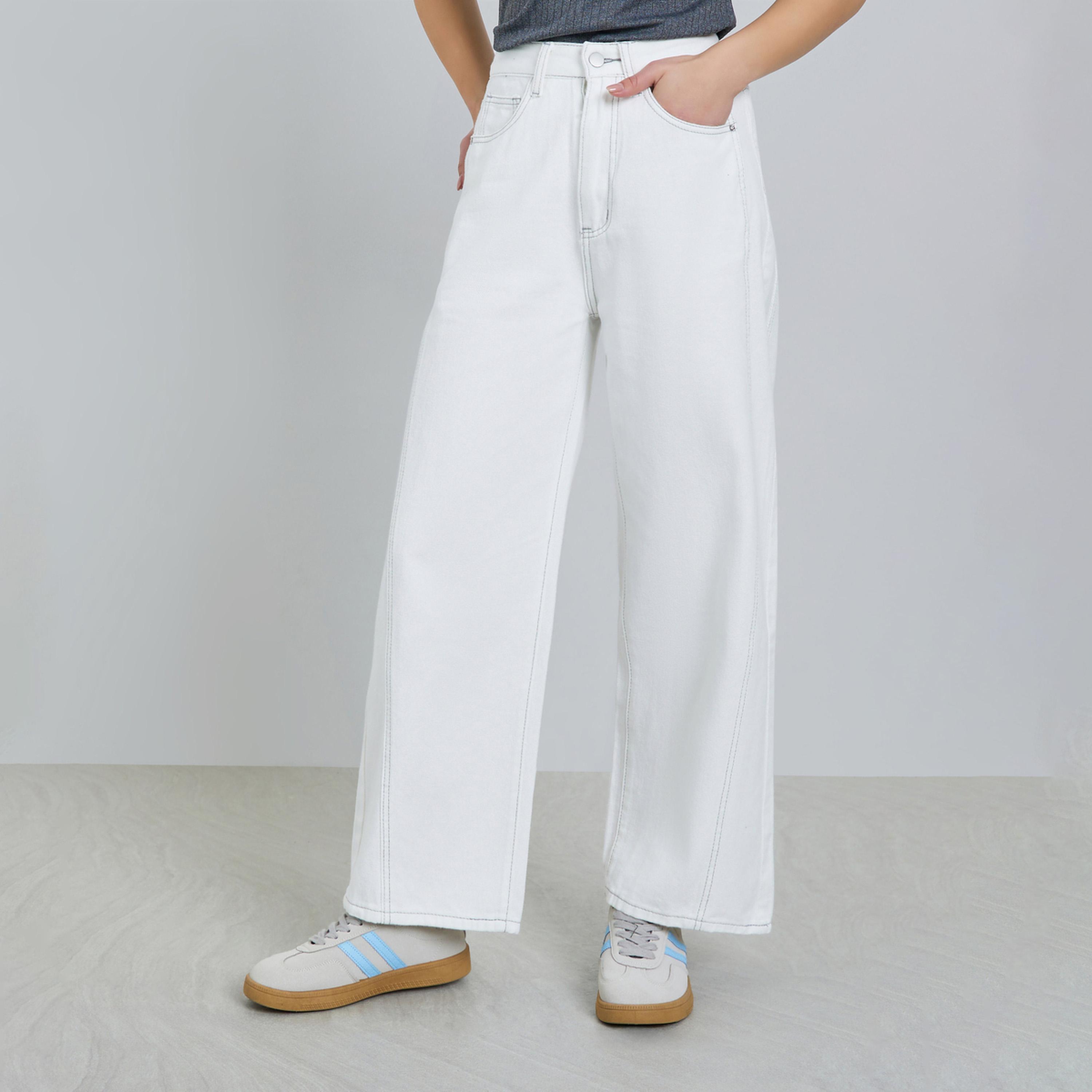 جينز بقصة باريل وتفاصيل خياطة-women-clothing-bottoms-jeans-image-1