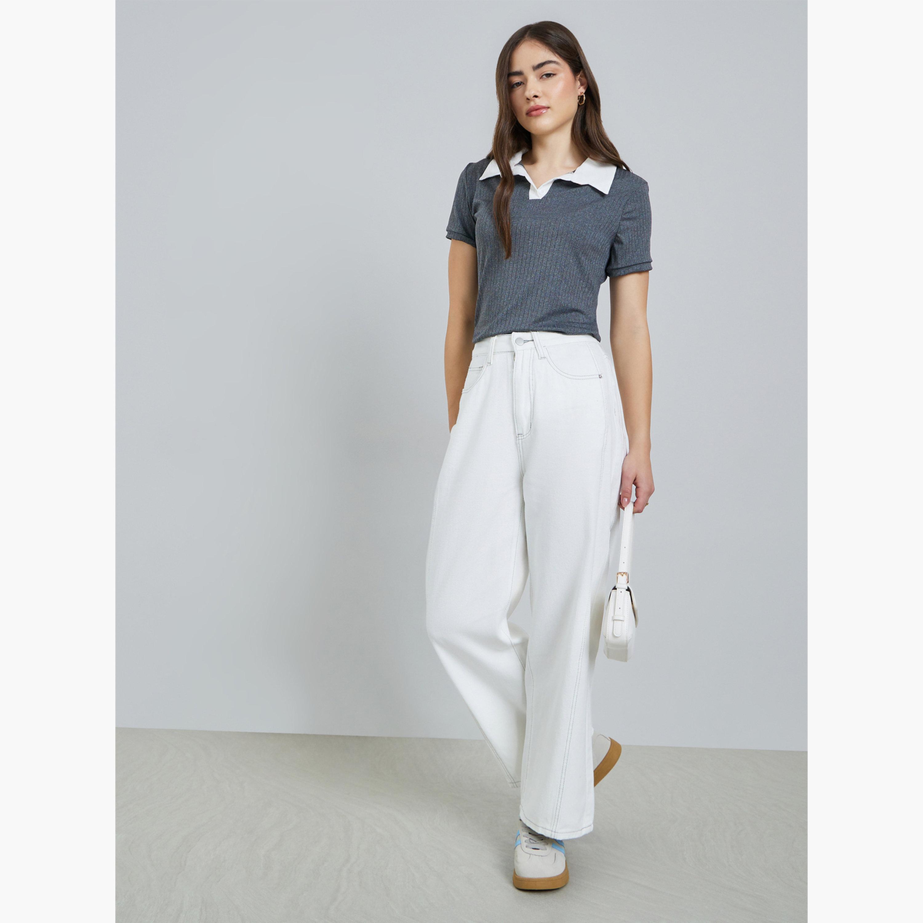 جينز بقصة باريل وتفاصيل خياطة-women-clothing-bottoms-jeans-image-2