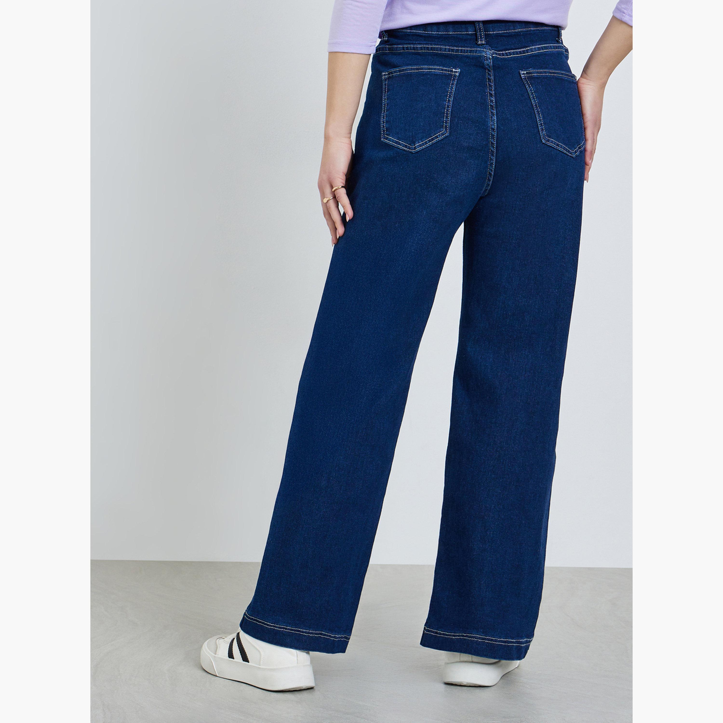 Styli Women Straight Fit Jeans with Pockets-women-clothing-bottoms-jeans-image-3