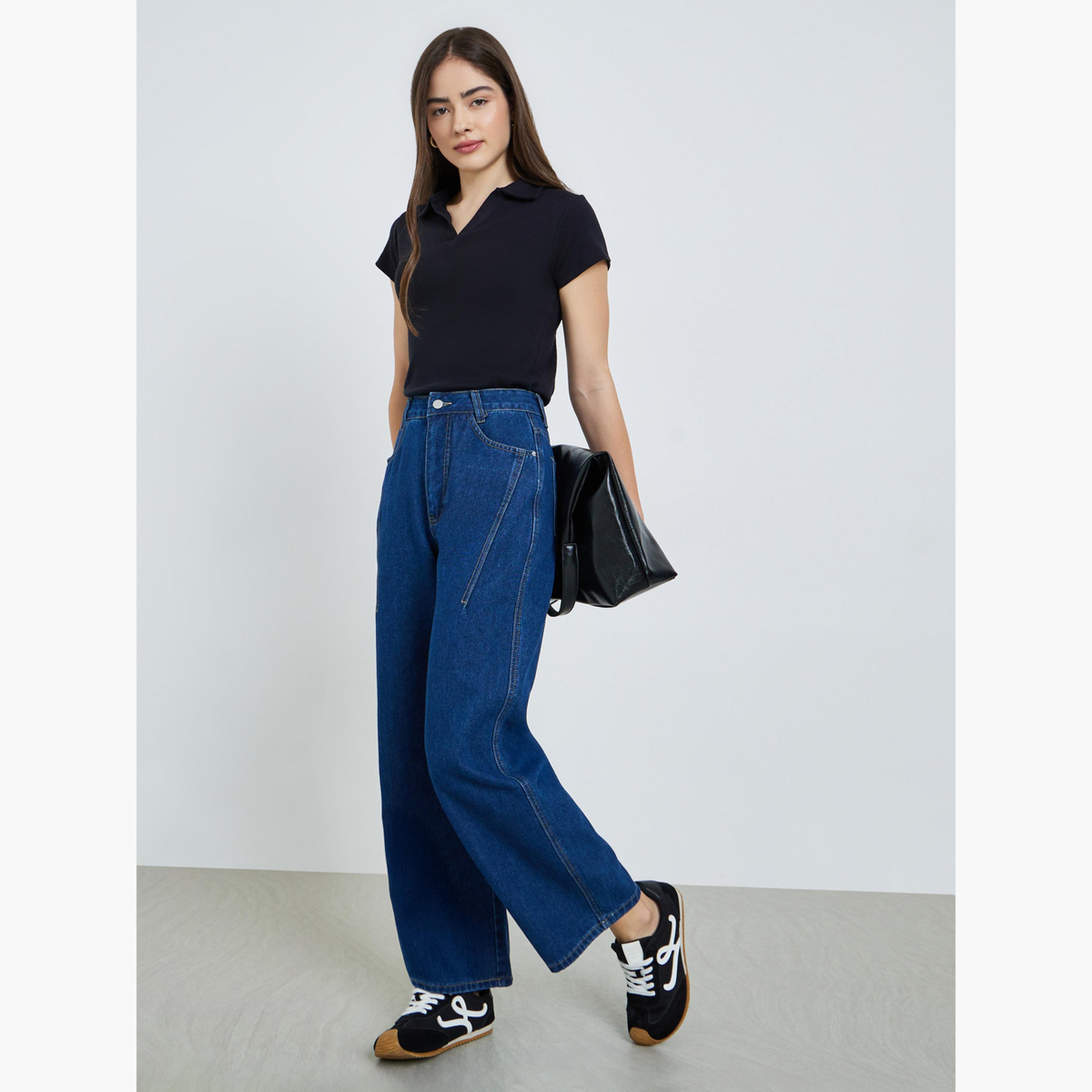جينز بقصة باريل مع جيوب-women-clothing-bottoms-jeans-image-2