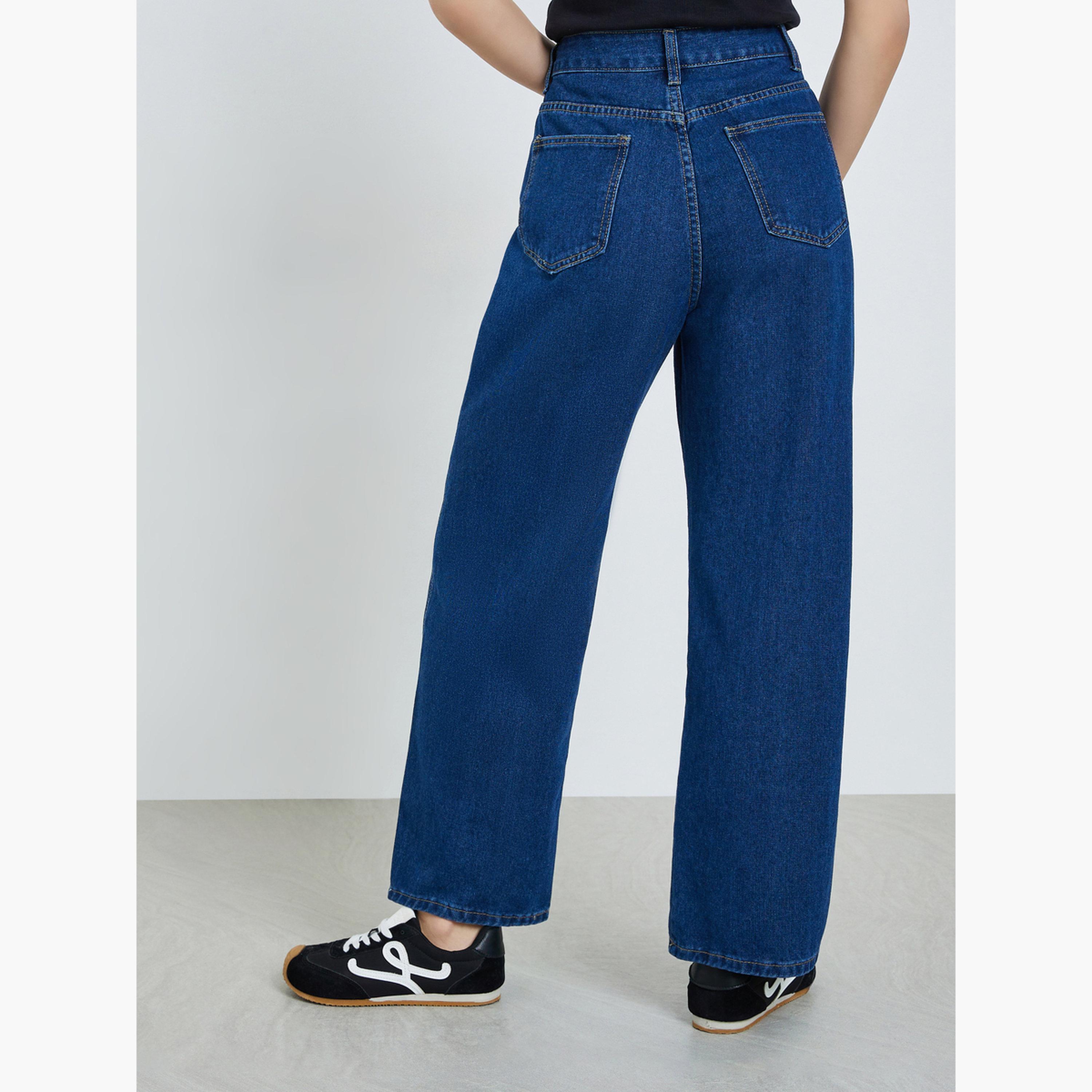جينز بقصة باريل مع جيوب-women-clothing-bottoms-jeans-image-3