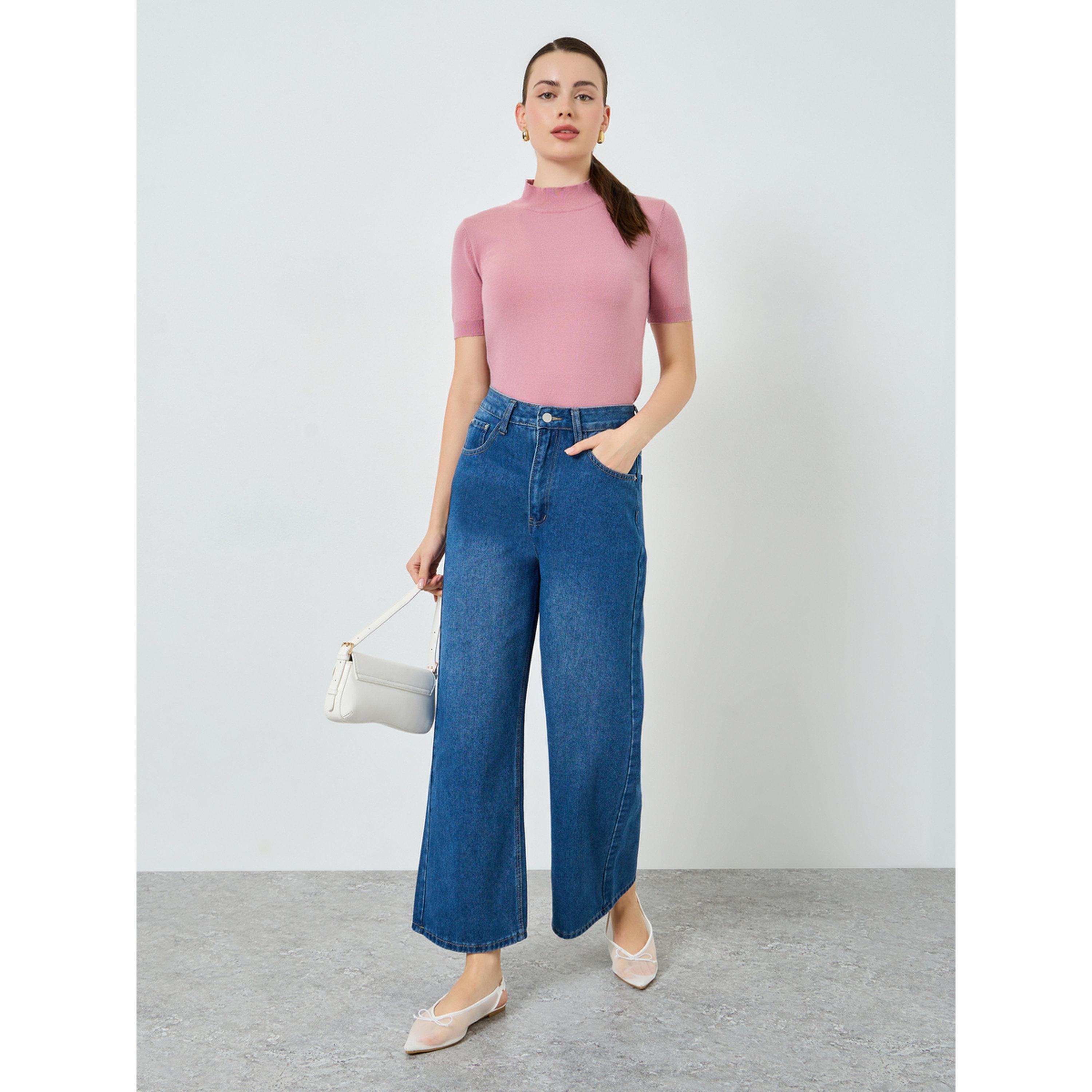 بنطال جينز أزرق أرجل واسعة-women-clothing-bottoms-jeans-image-2