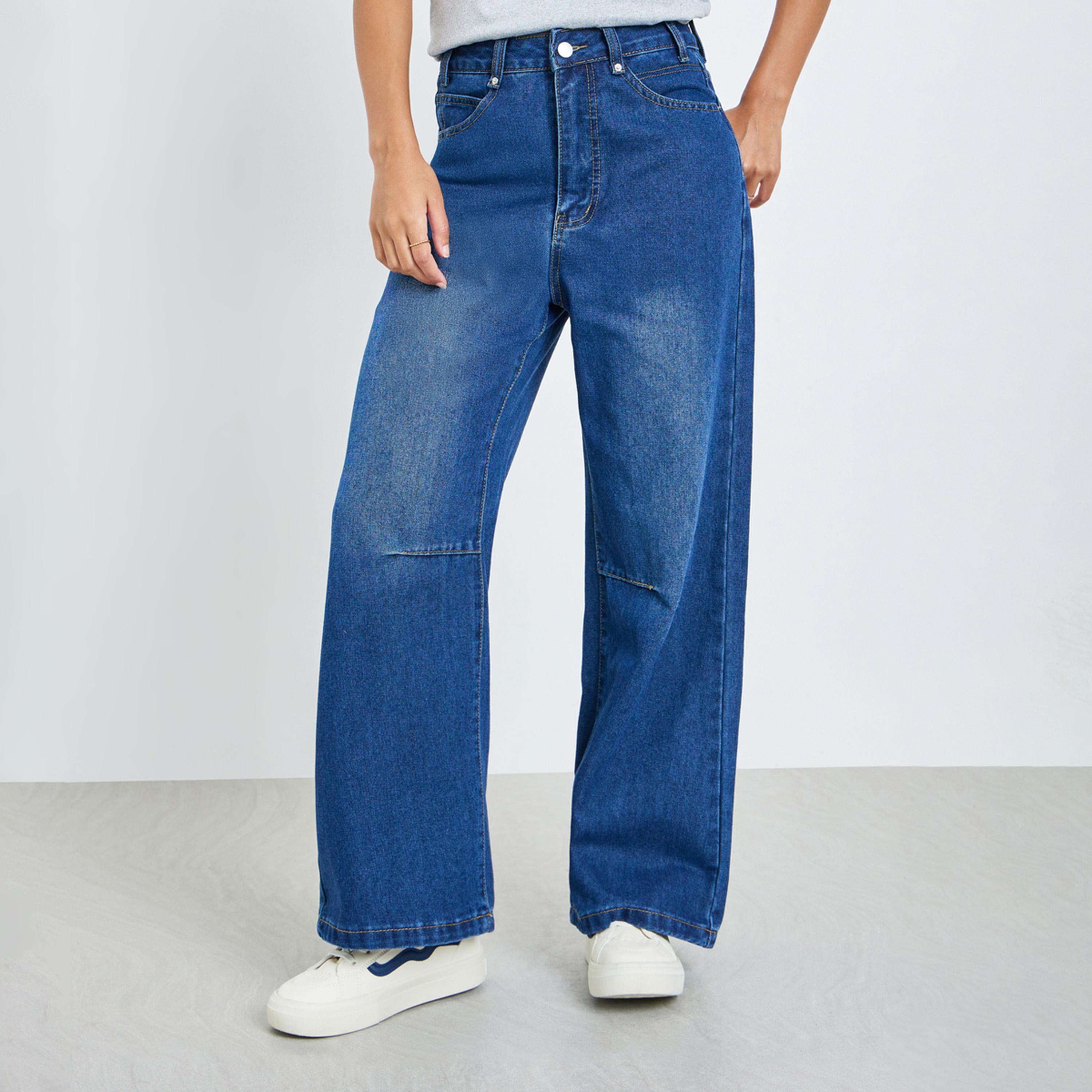 جينز بأرجل واسعة-women-clothing-bottoms-jeans-image-1