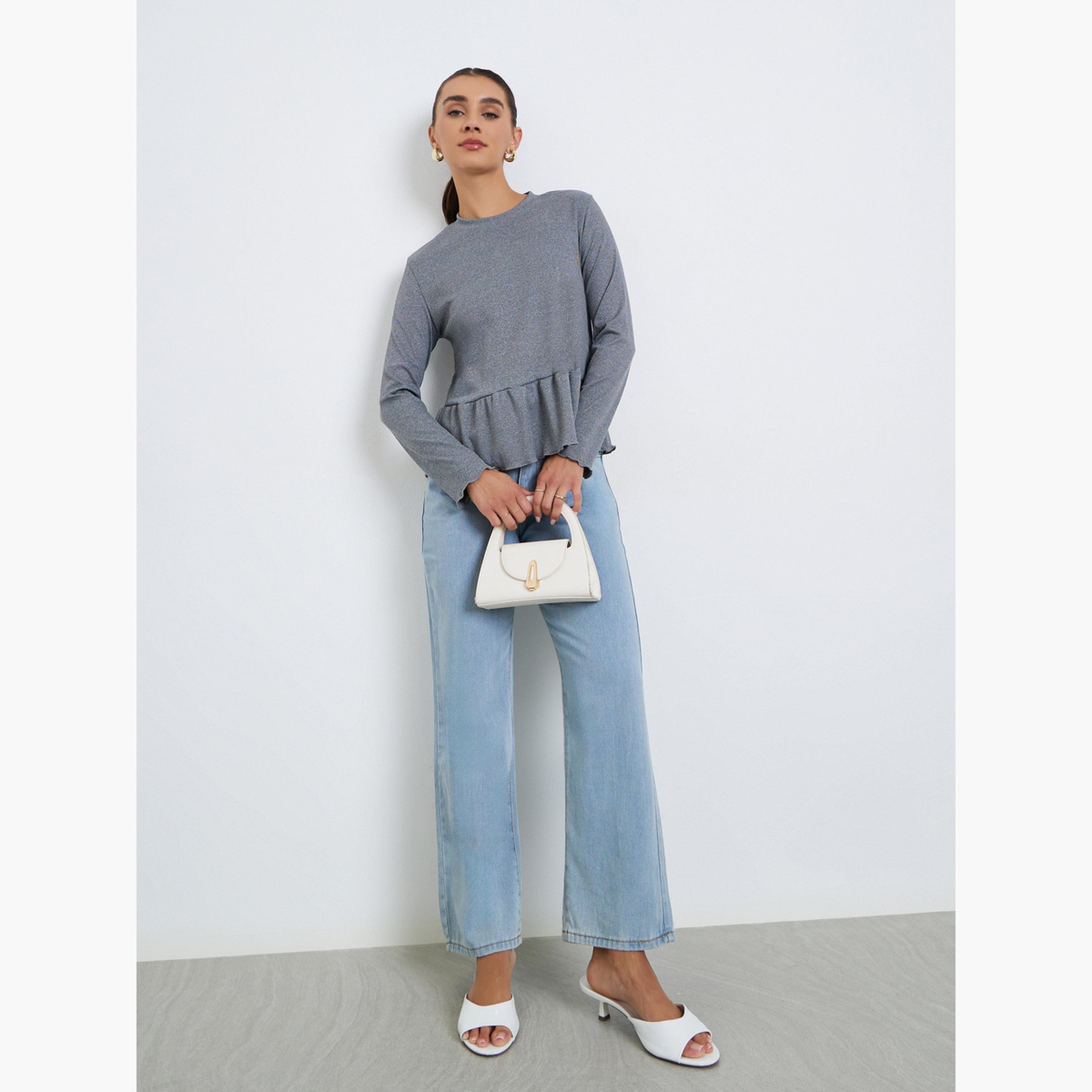 Styli Women Long Sleeves Peplum T-Shirt-women-clothing-shirtsandblouses-blouses-image-2