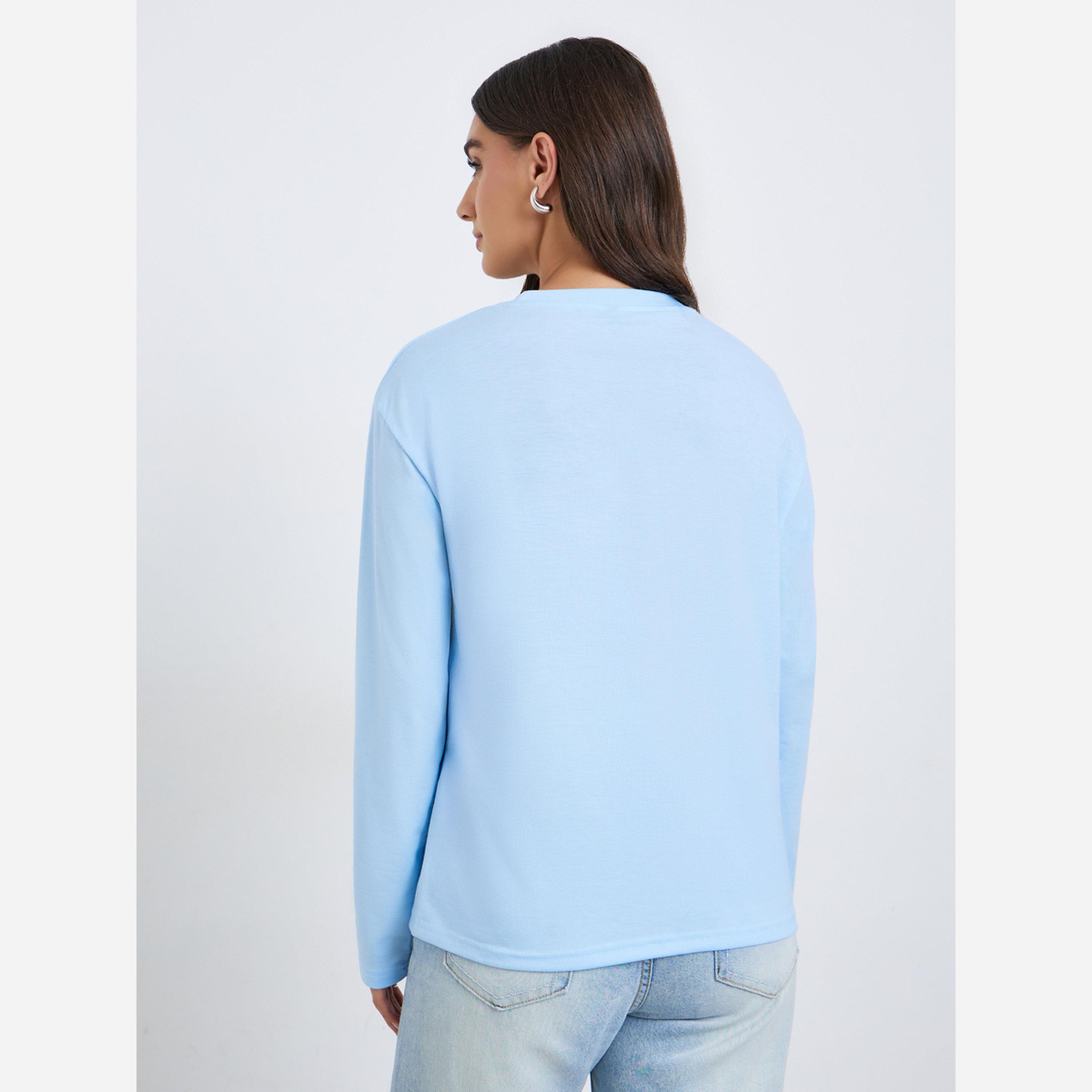 Styli Women Round Neck Regular Fit T-Shirt-women-clothing-tshirts-image-4