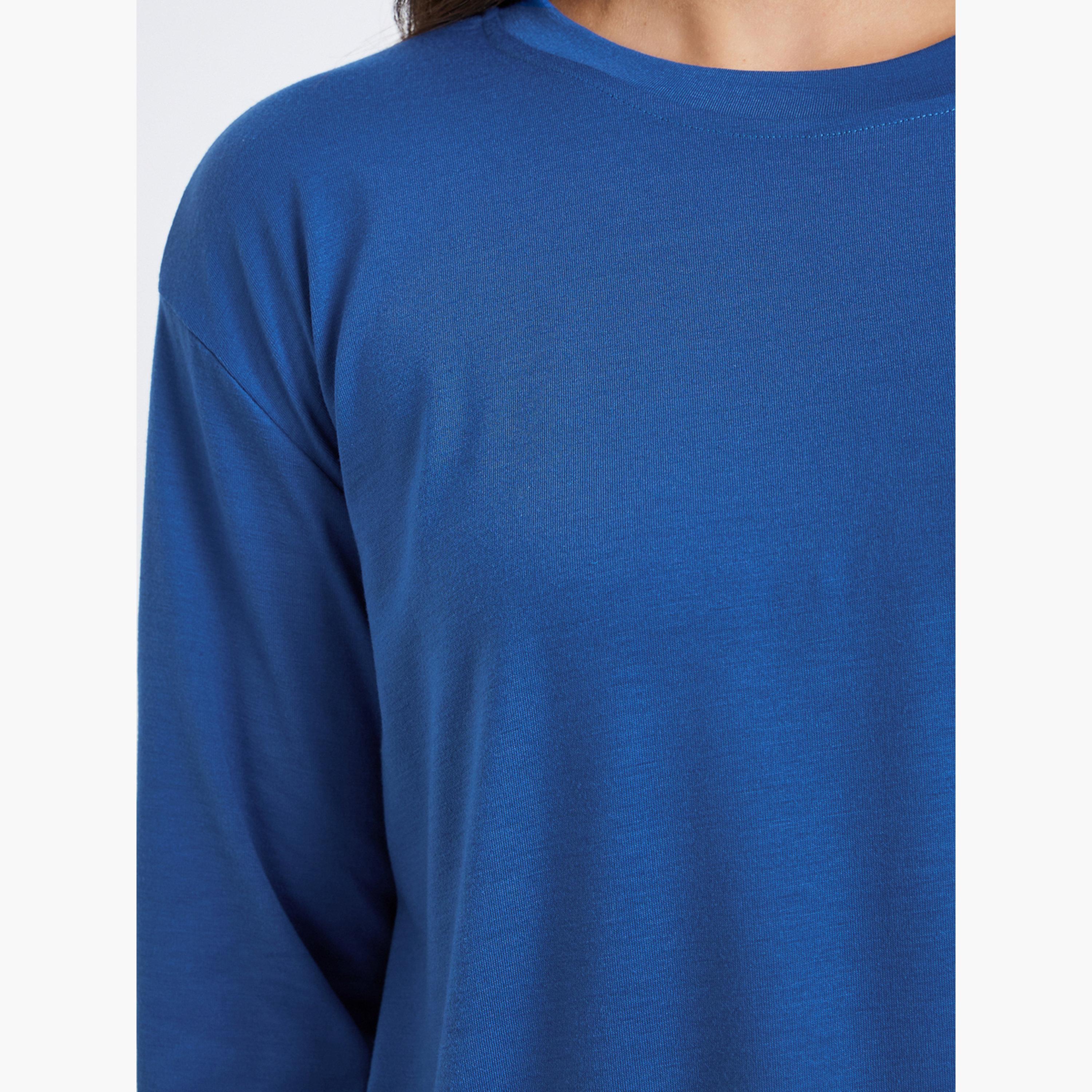 Styli Women Graphic Print Long Sleeve T-Shirt-women-clothing-tshirts-image-5