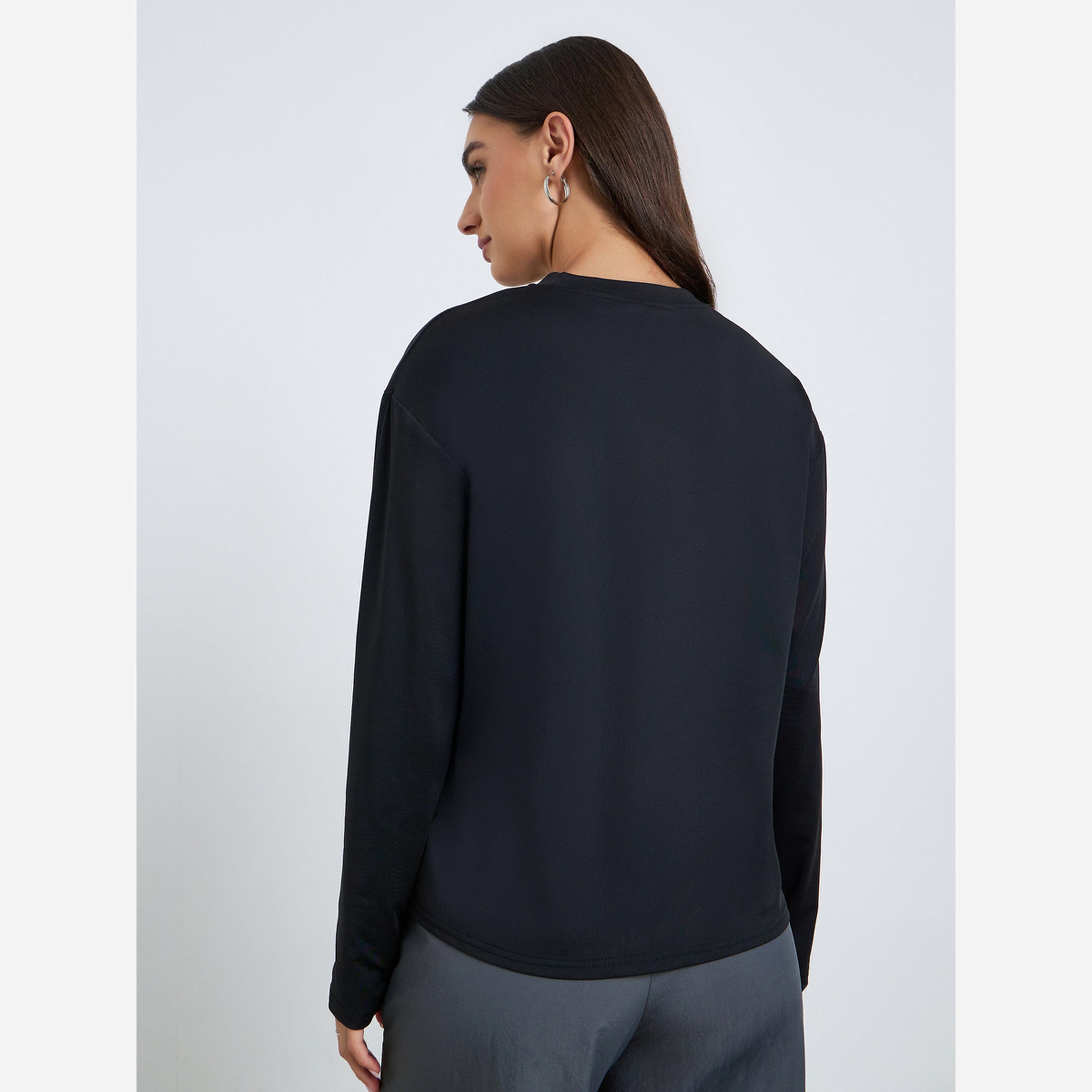 Styli Women Long Sleeve Graphic Print T-Shirt-women-clothing-tshirts-image-4