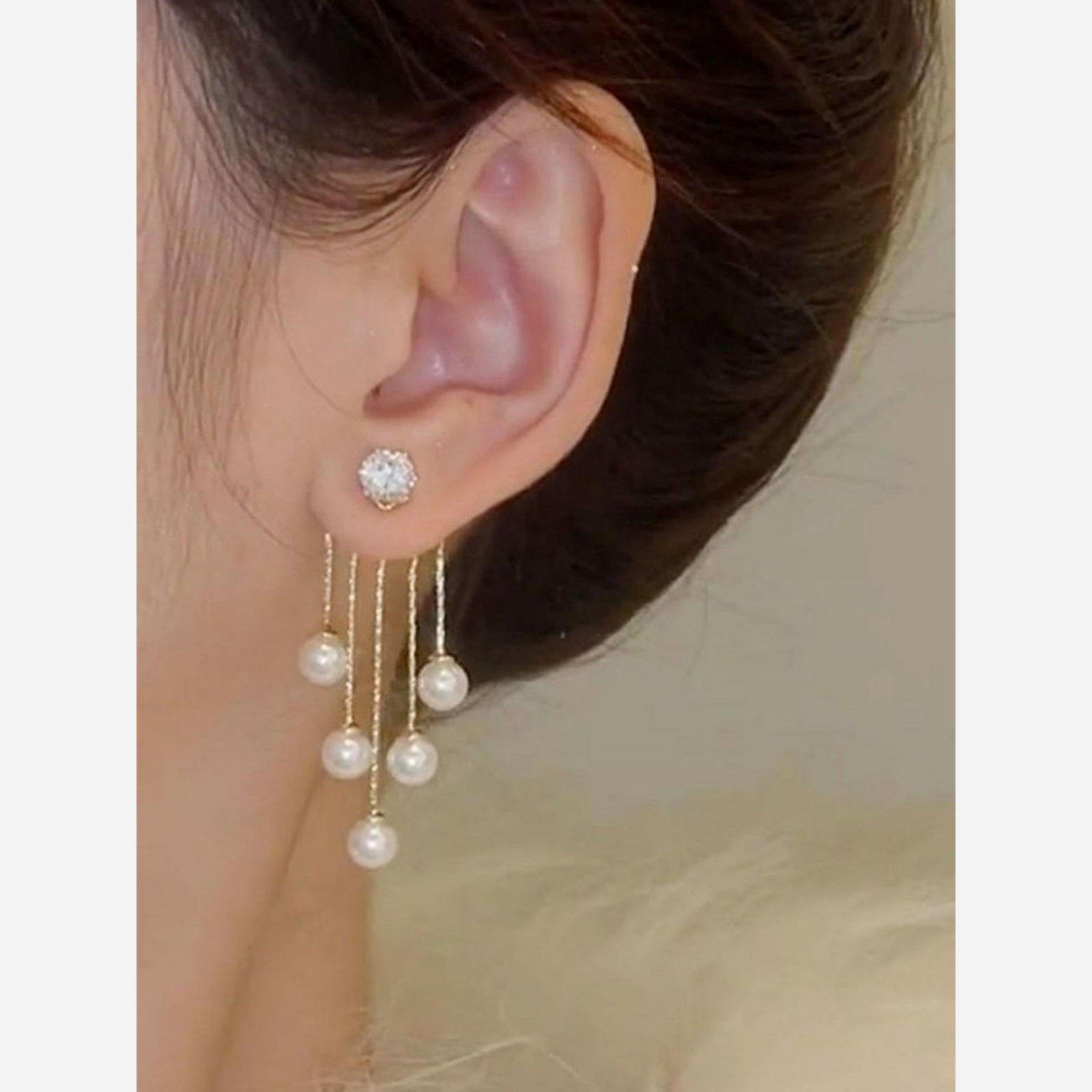 Take Two Faux Pearl Tassel Earrings-women-watchesandjewellery-jewellery-earrings-image-4