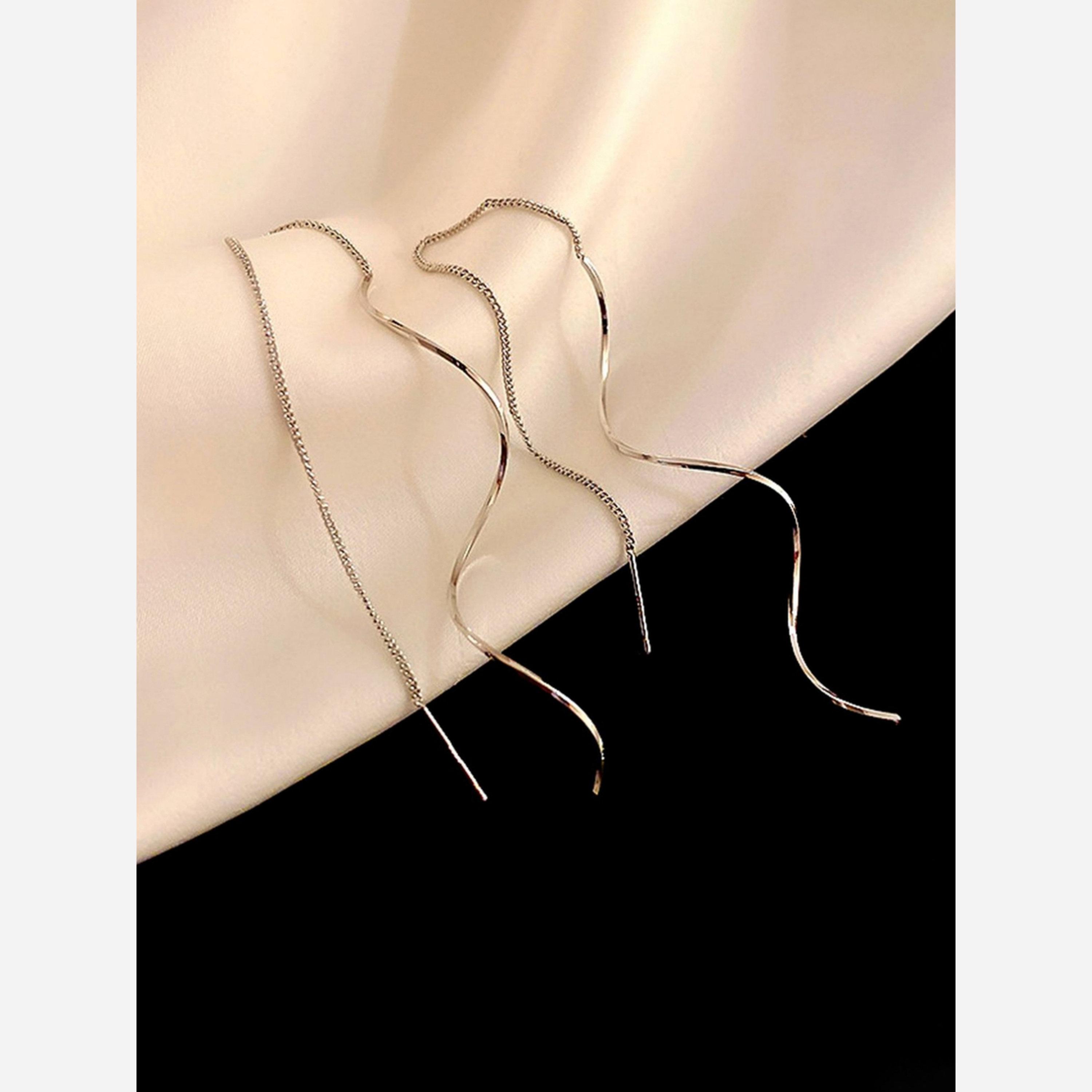 Take Two Irregular Tassel Earrings-women-watchesandjewellery-jewellery-earrings-image-4
