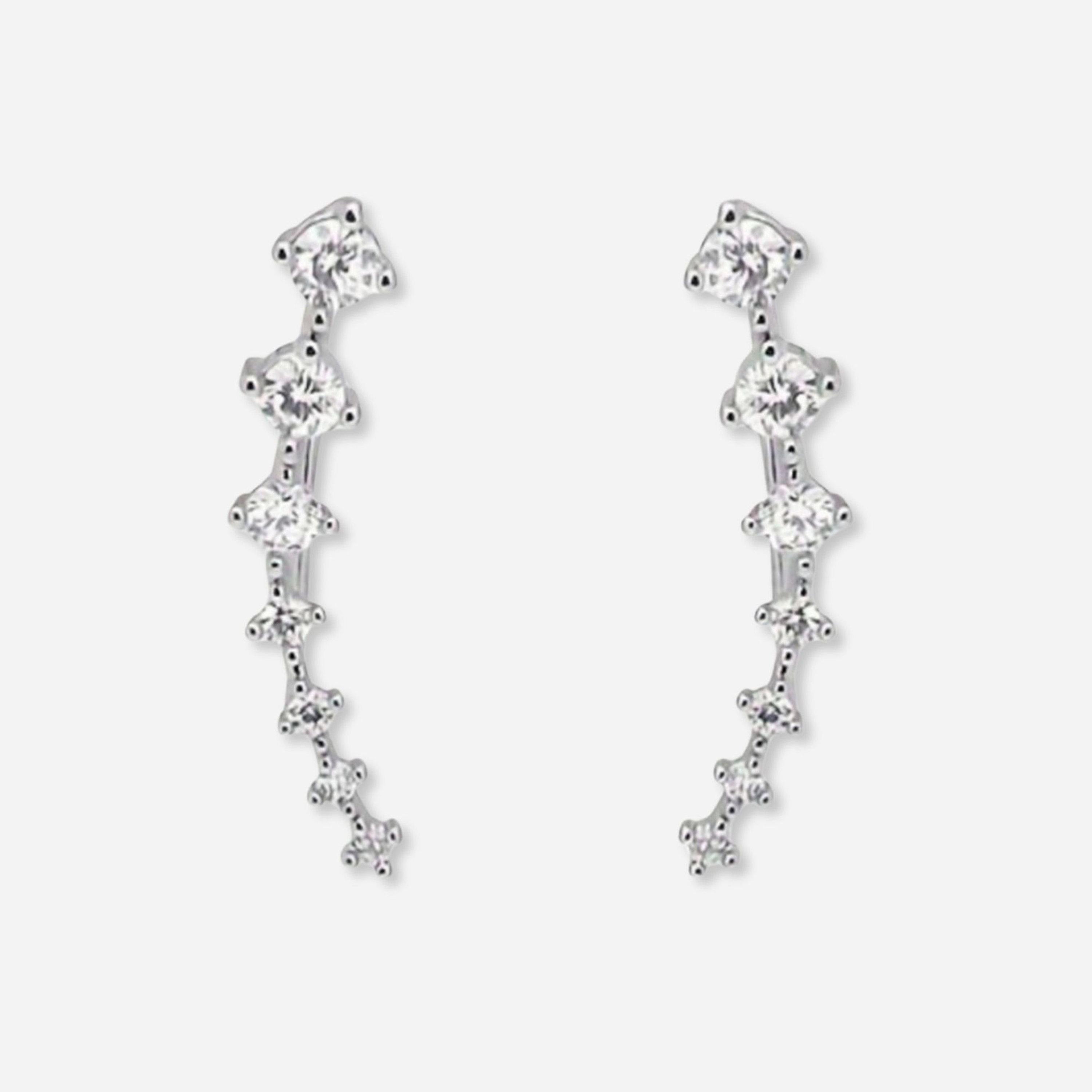 Take Two Rhinestone Inlaid Earrings-women-watchesandjewellery-jewellery-earrings-image-1