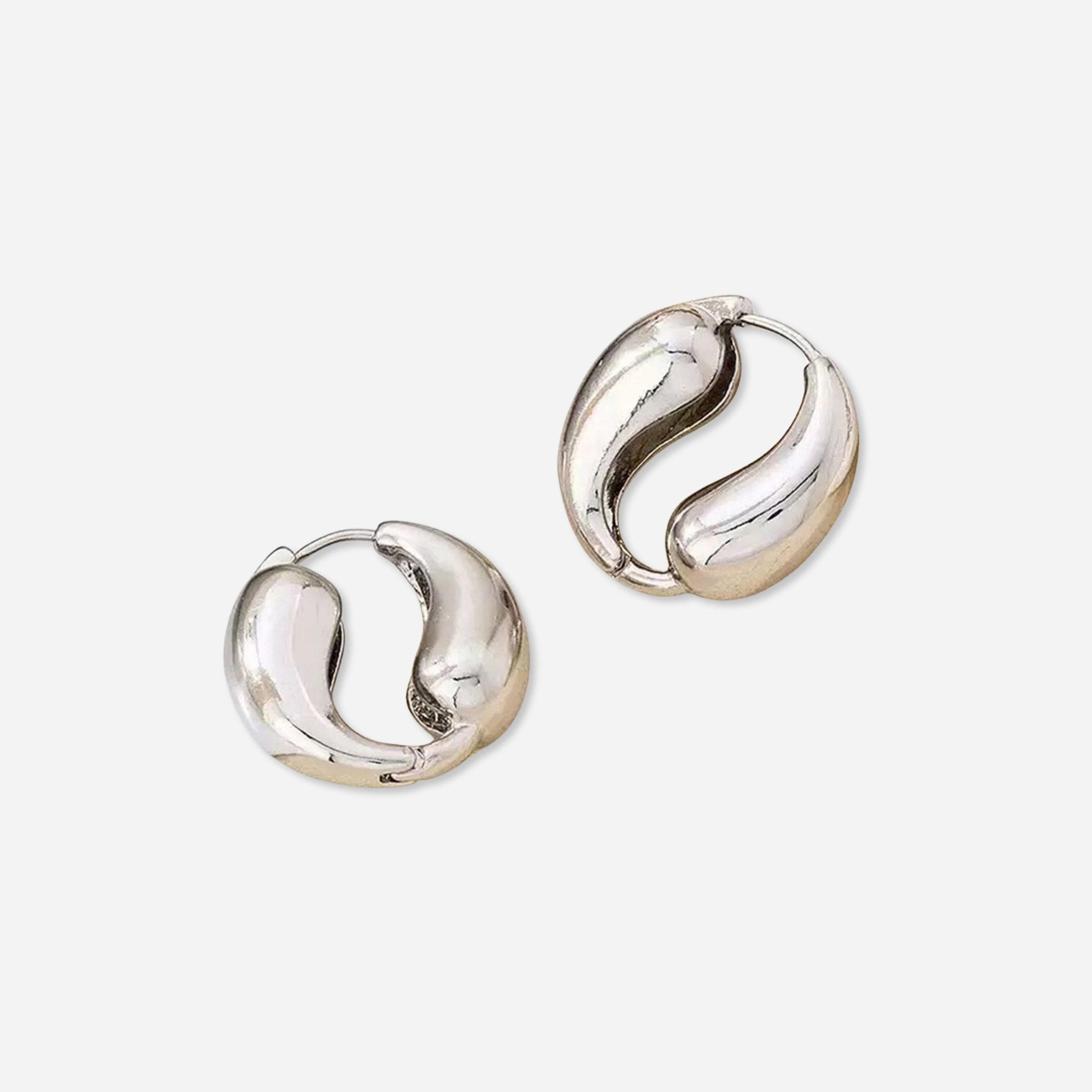 Take Two Solid Irregular Geometric Earrings-women-watchesandjewellery-jewellery-earrings-image-1