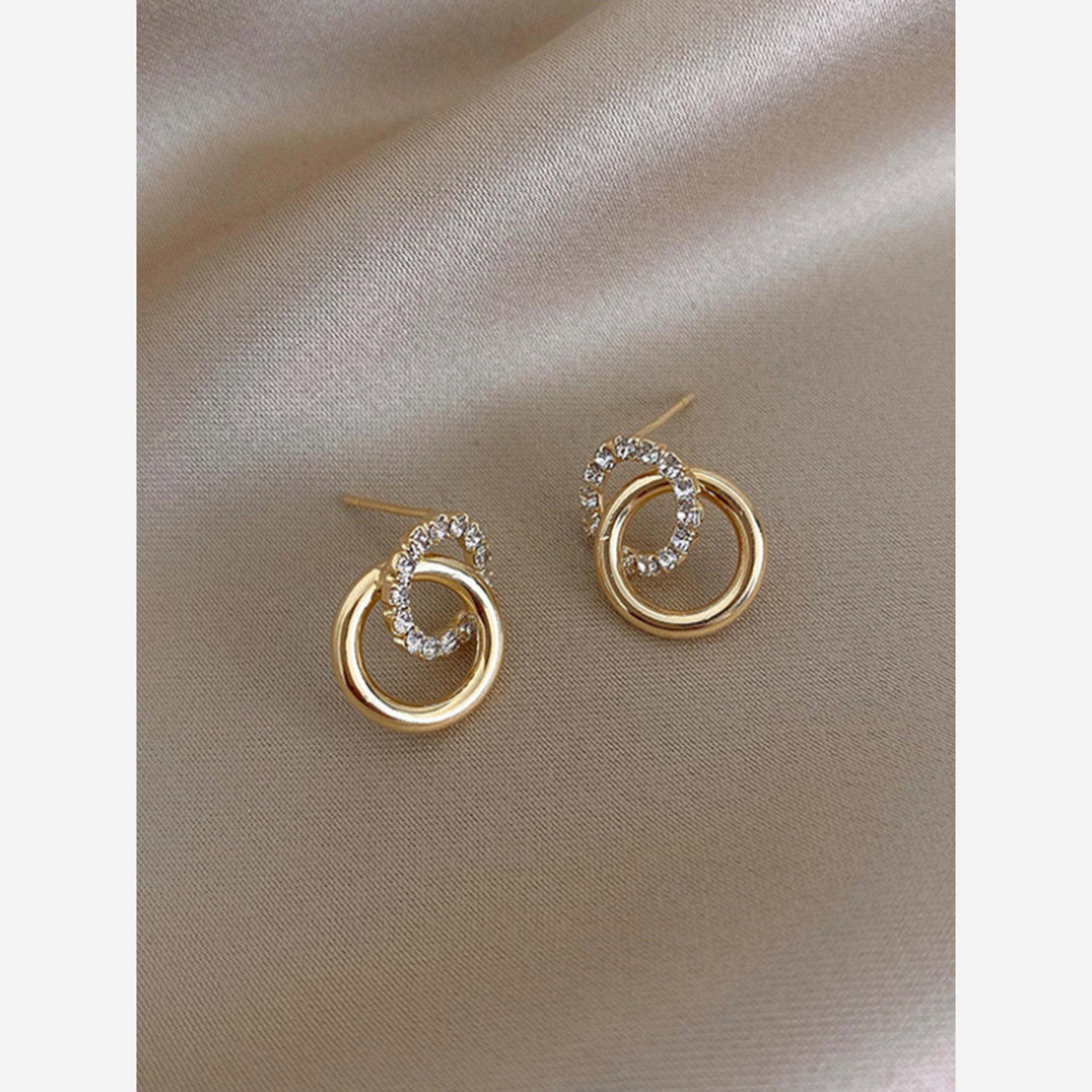 تيك تو - أقراط دائرية متعددة اللفات-women-watchesandjewellery-jewellery-earrings-image-3