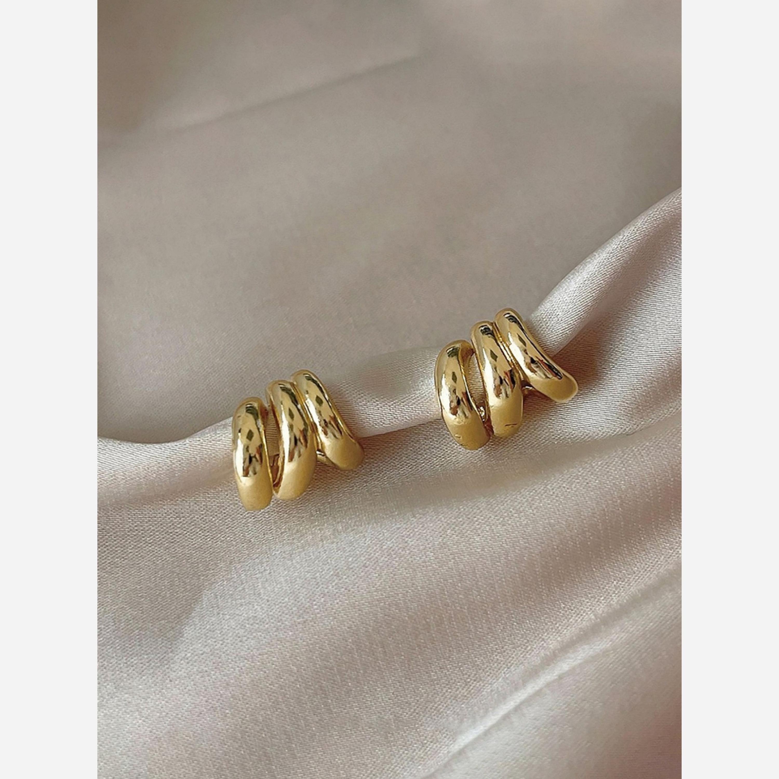 Take Two Solid Multi-Turn Irregular Earrings-women-watchesandjewellery-jewellery-earrings-image-5