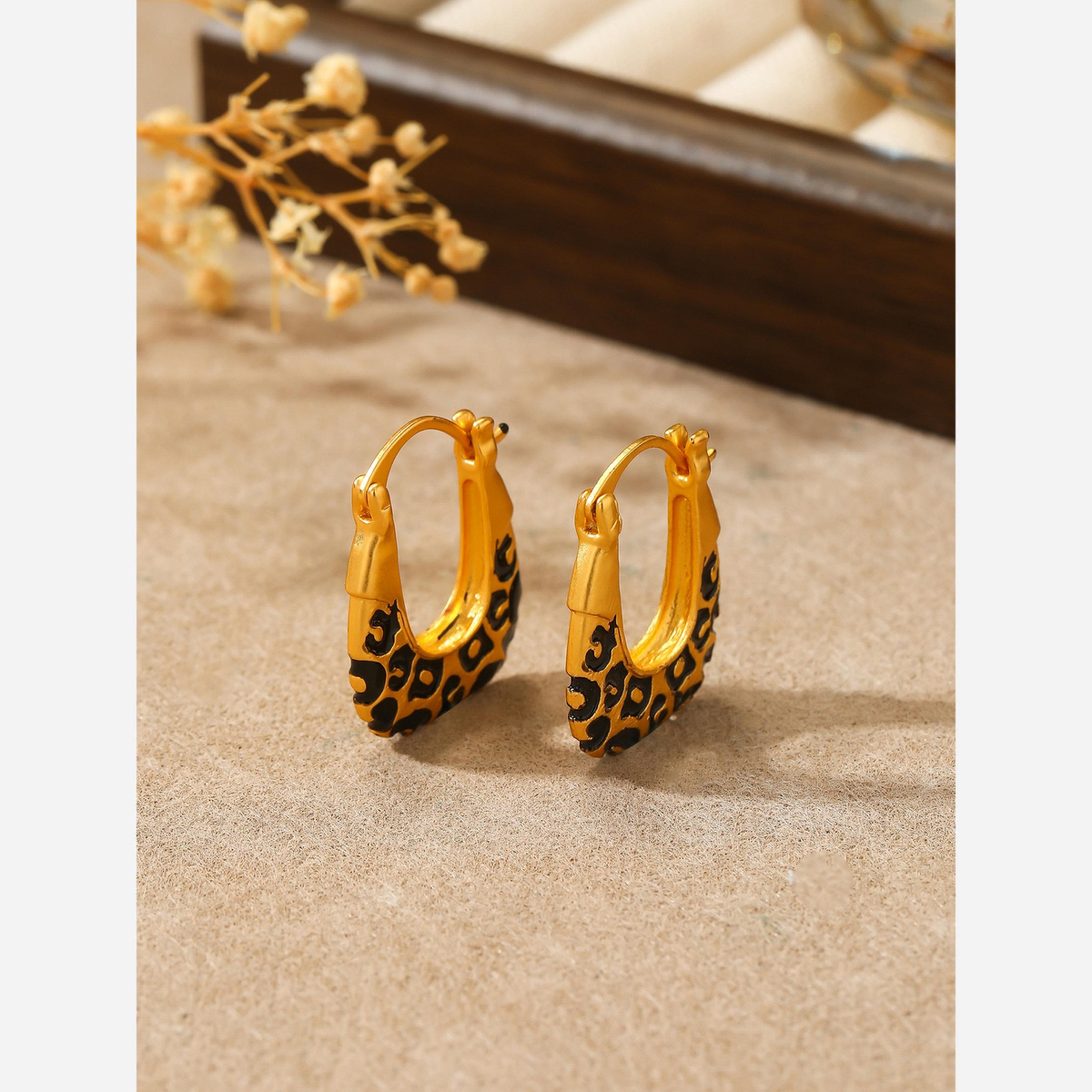 Take Two Leopard Print Earrings-women-watchesandjewellery-jewellery-earrings-image-3