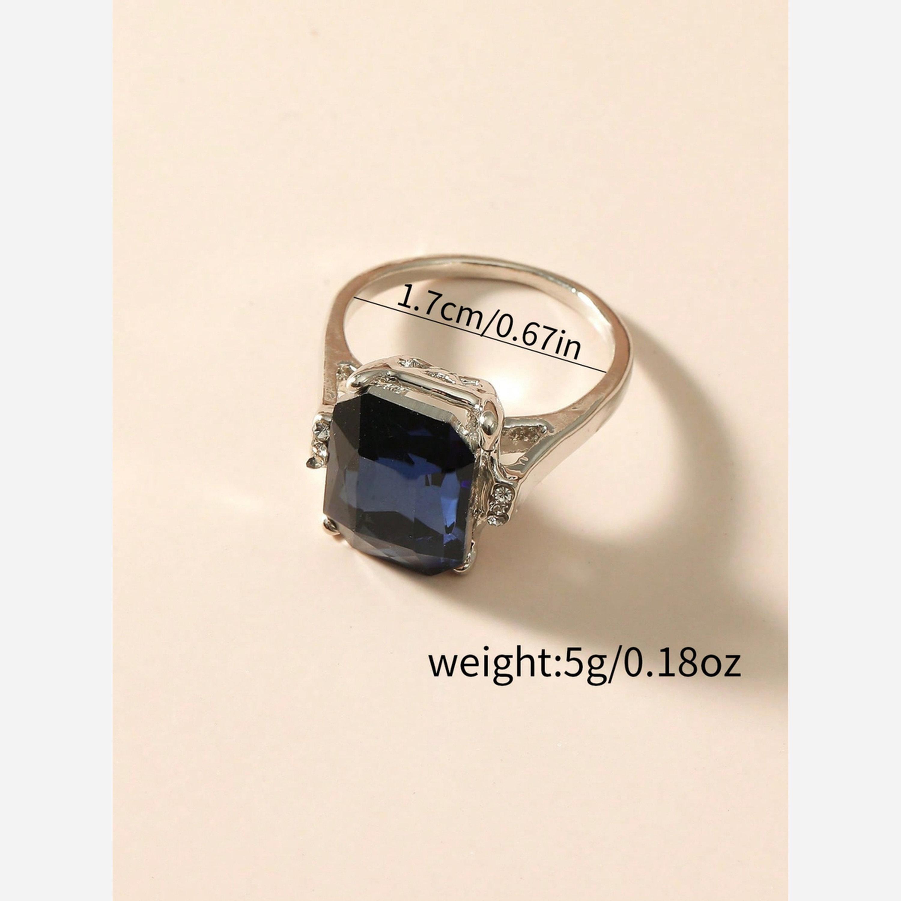 Take Two Square Gemstone Ring-women-watchesandjewellery-jewellery-rings-image-4