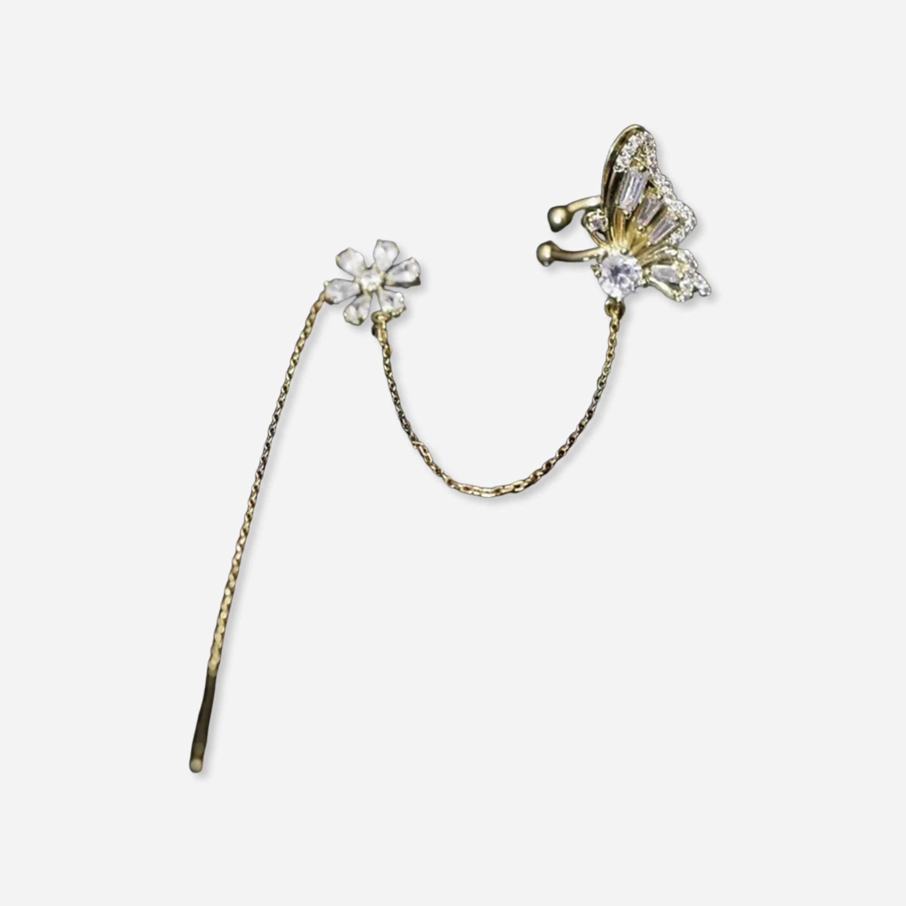 تيك تو - أقراط على شكل فراشة-women-watchesandjewellery-jewellery-earrings-image-1