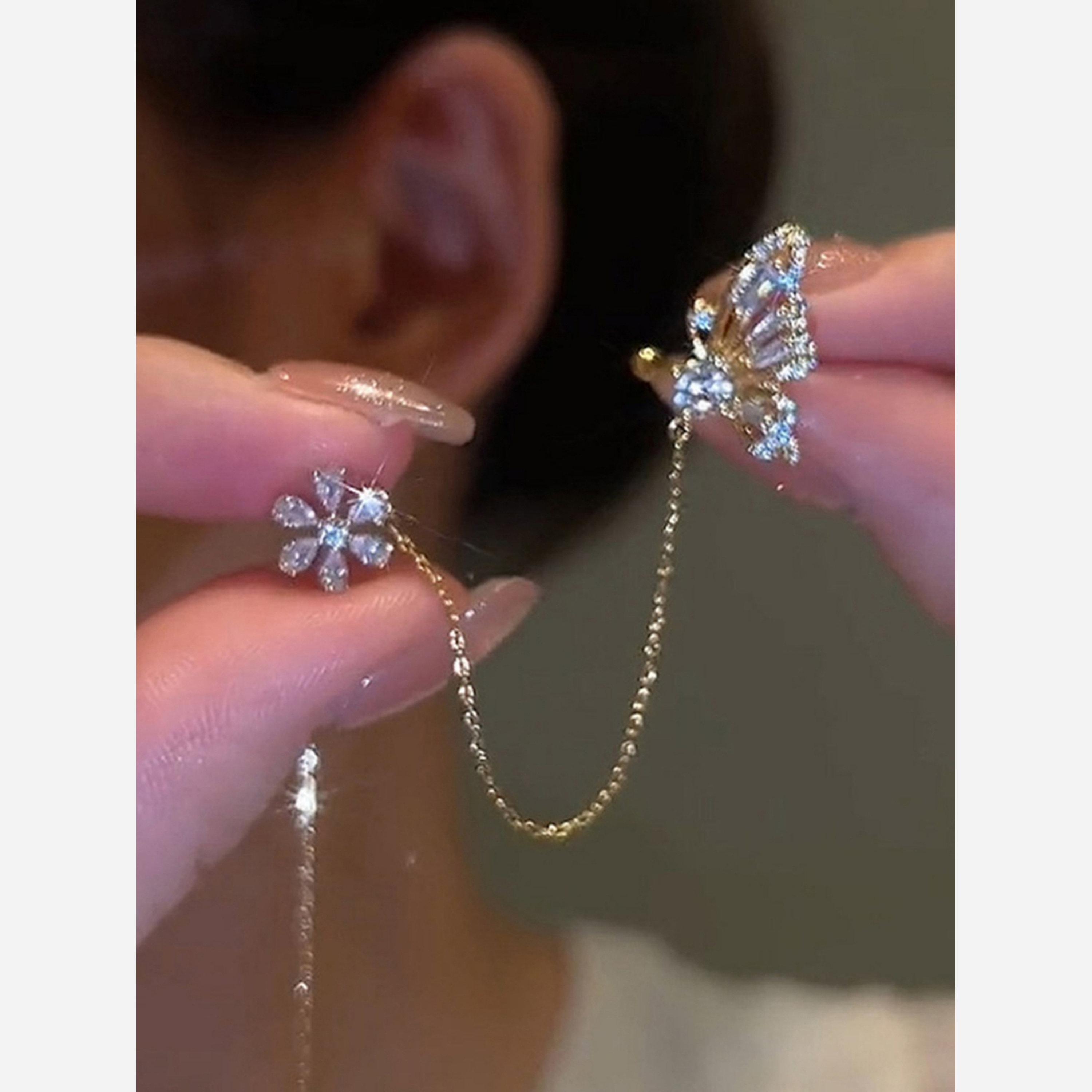 تيك تو - أقراط على شكل فراشة-women-watchesandjewellery-jewellery-earrings-image-3