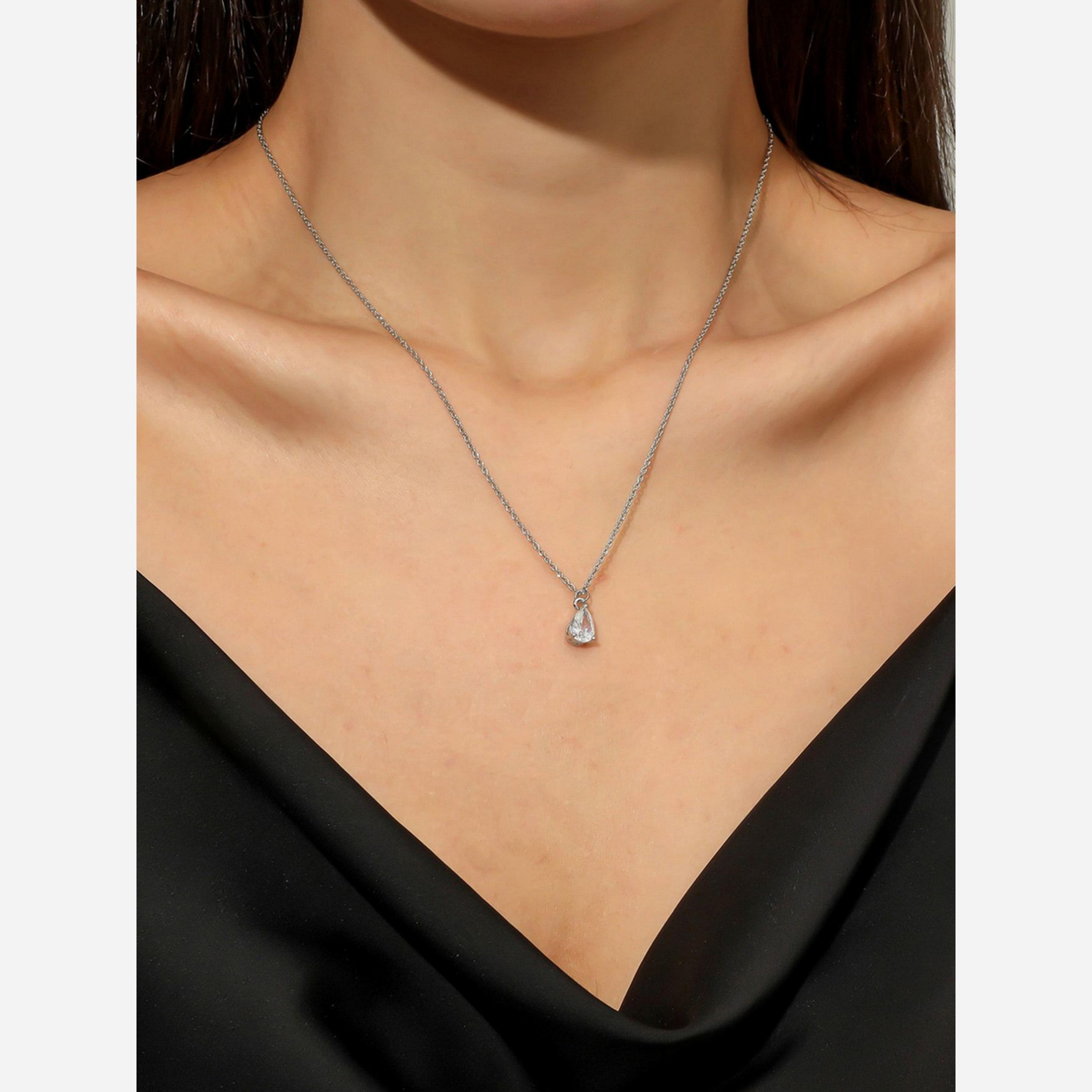 تيك تو - قلادة على شكل دمعة-women-watchesandjewellery-jewellery-necklacesandpendants-image-2