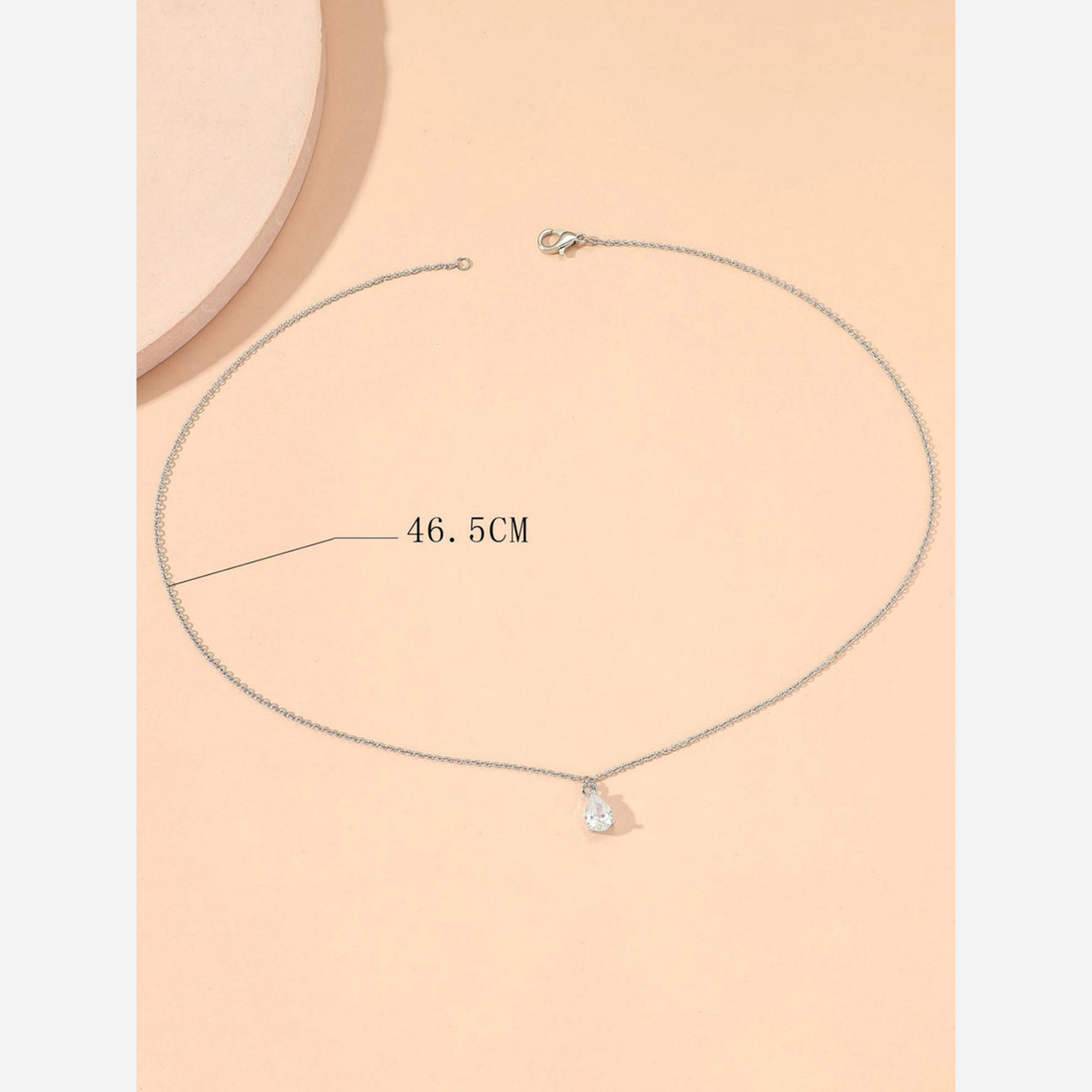 تيك تو - قلادة على شكل دمعة-women-watchesandjewellery-jewellery-necklacesandpendants-image-4