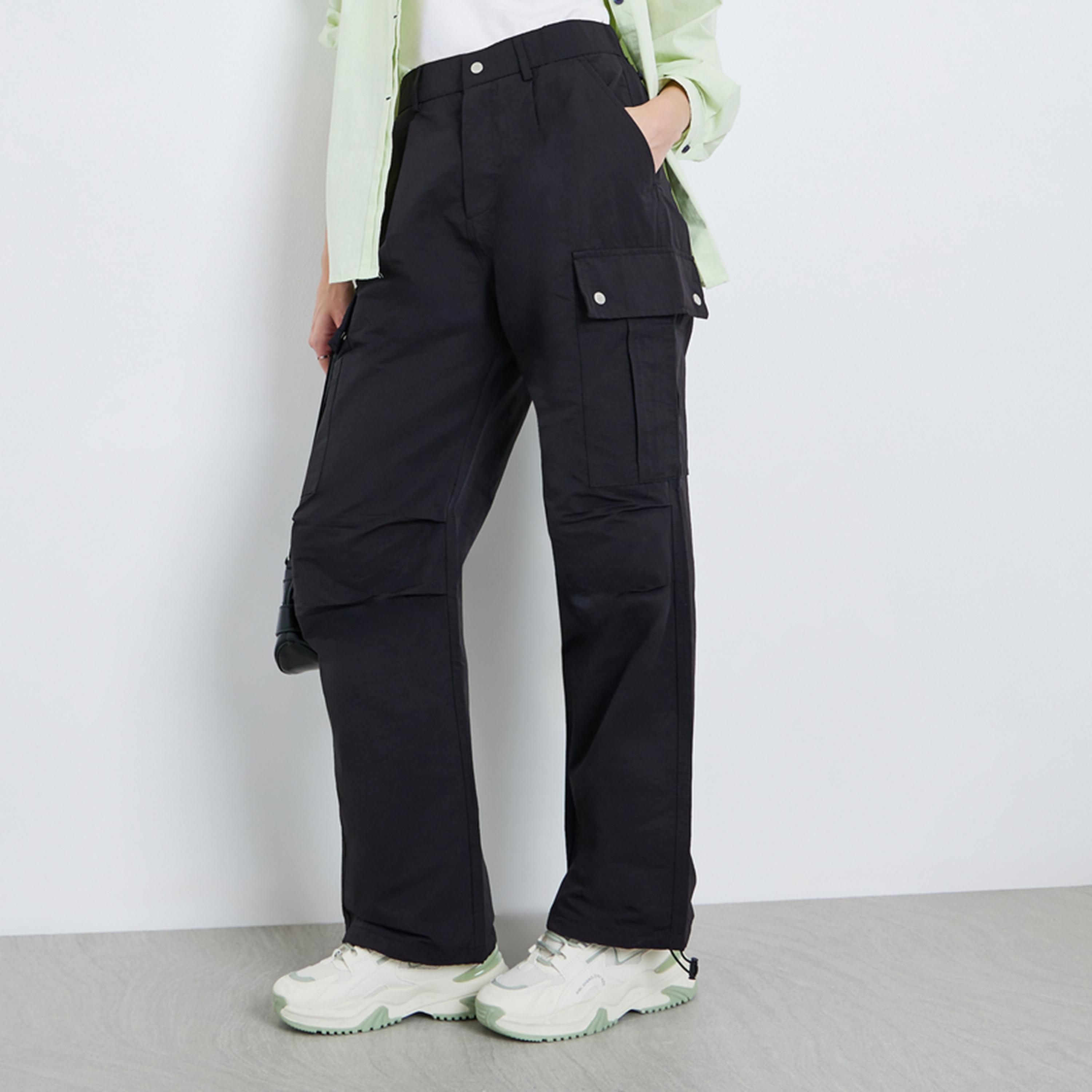 بنطال بأرجل واسعة-women-clothing-bottoms-joggers-image-1