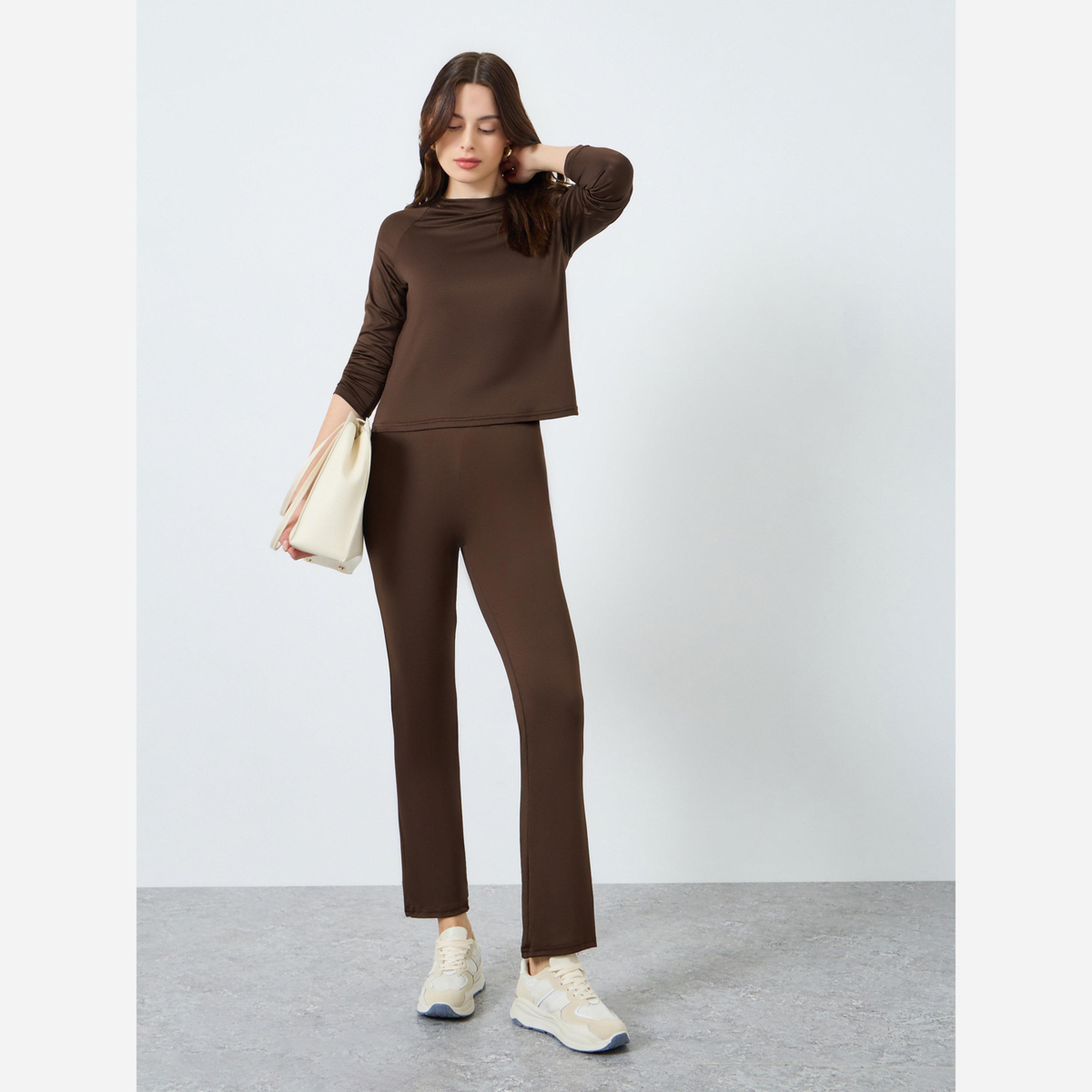 ستايلي - طقم تيشيرت وفيزون-women-clothing-coordsets-image-1