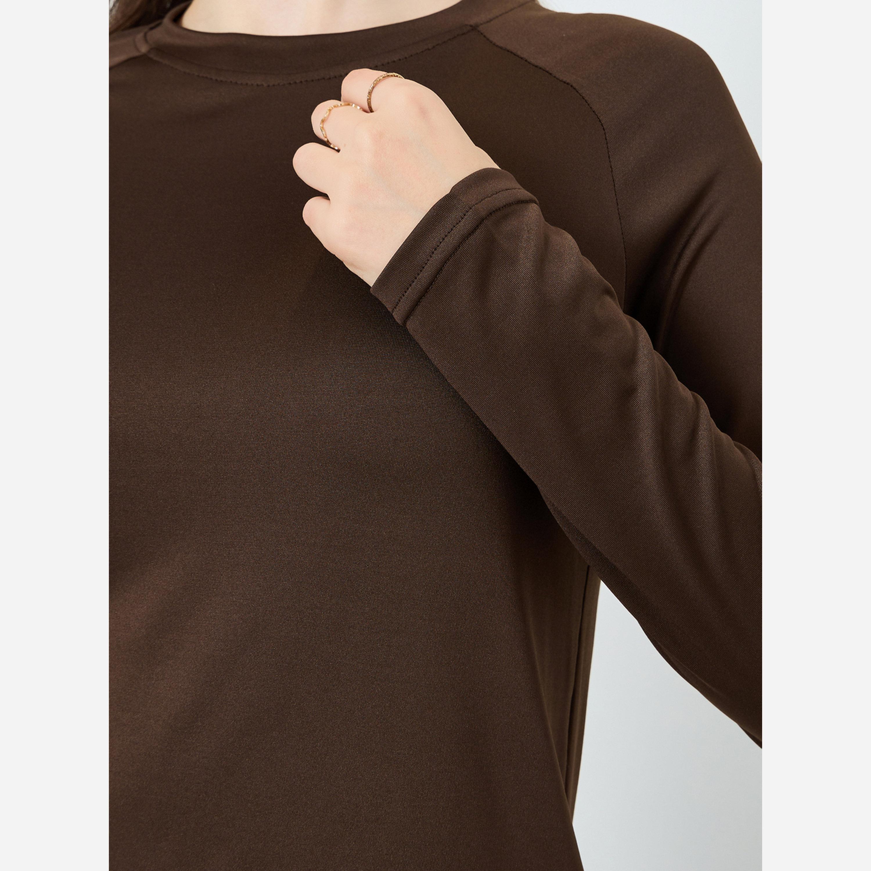 Styli Solid Fit T-shirt and Leggings Set-women-clothing-coordsets-image-6