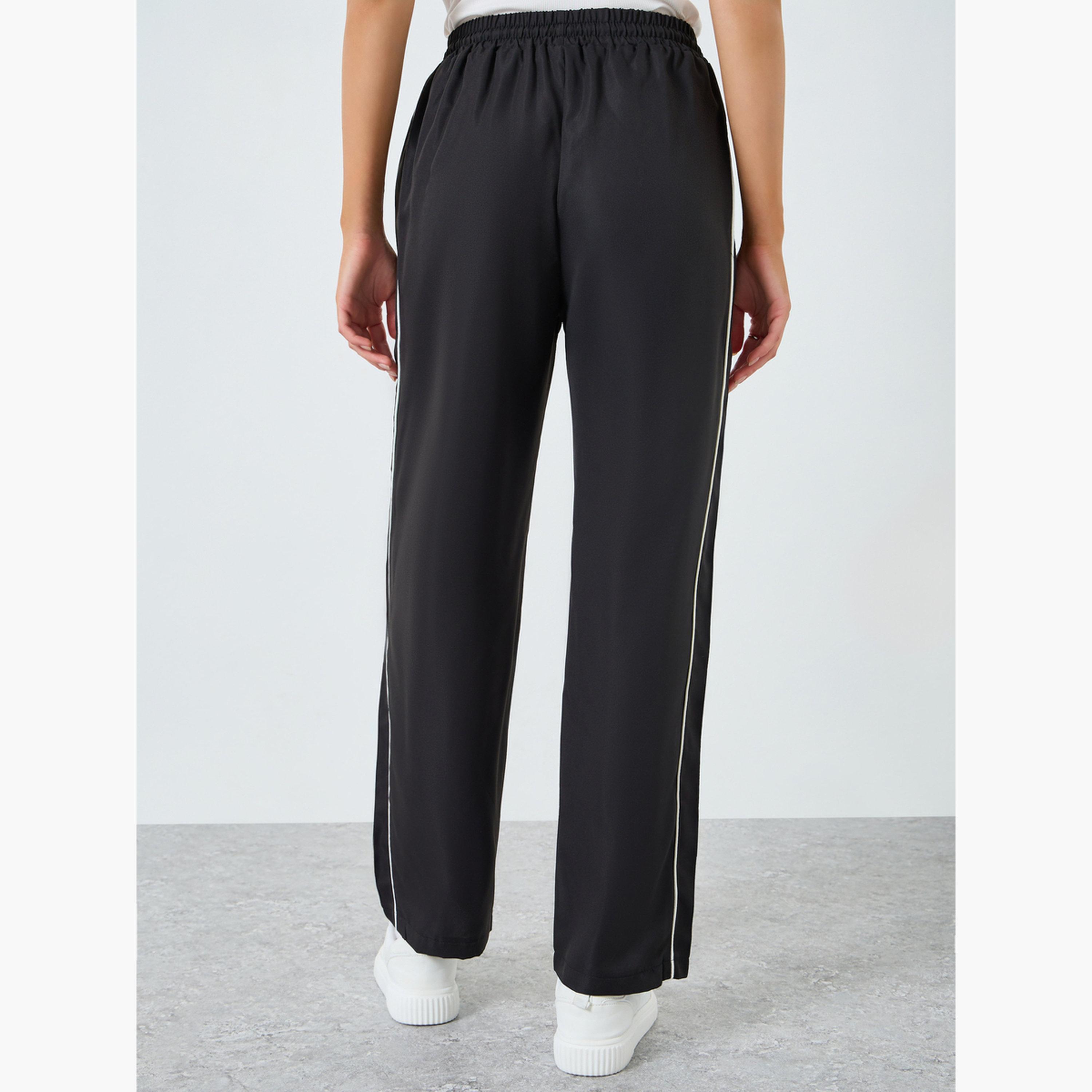 بنطال بأرجل واسعة ورباط-women-clothing-bottoms-joggers-image-4