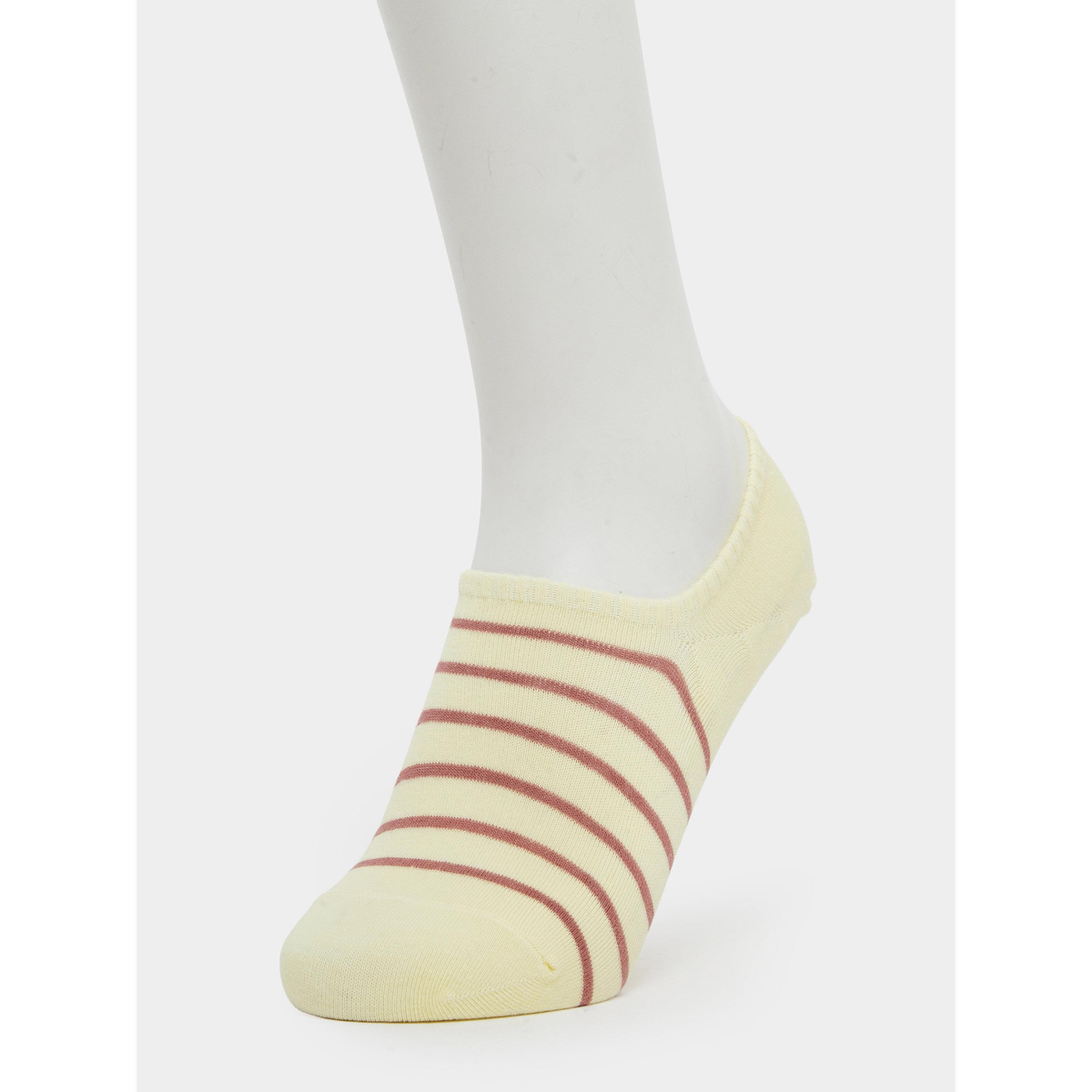 Styli Pack of 3 - Floral and Bow Print No Show Socks-women-socksandstockings-image-4