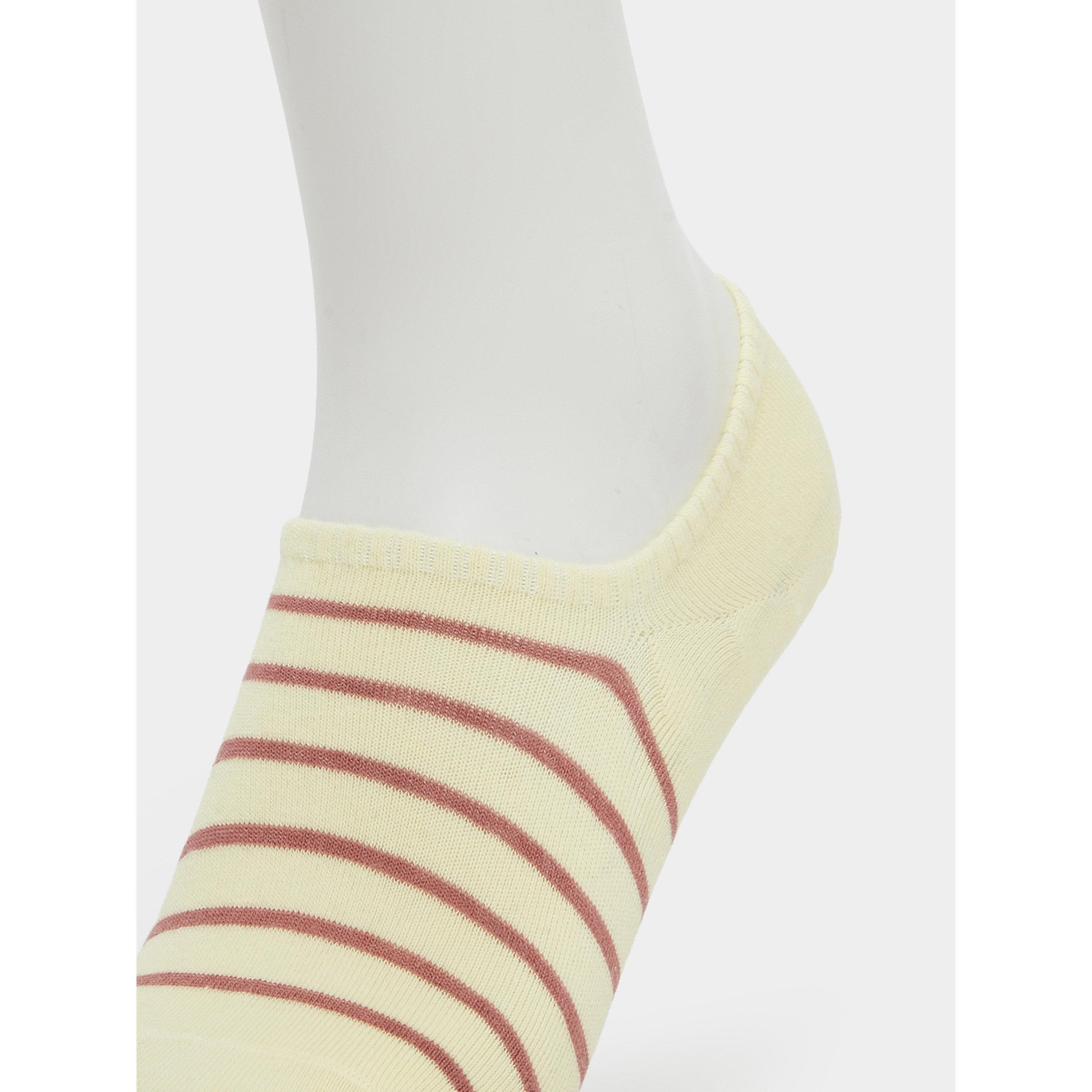 Styli Pack of 3 - Floral and Bow Print No Show Socks-women-socksandstockings-image-5