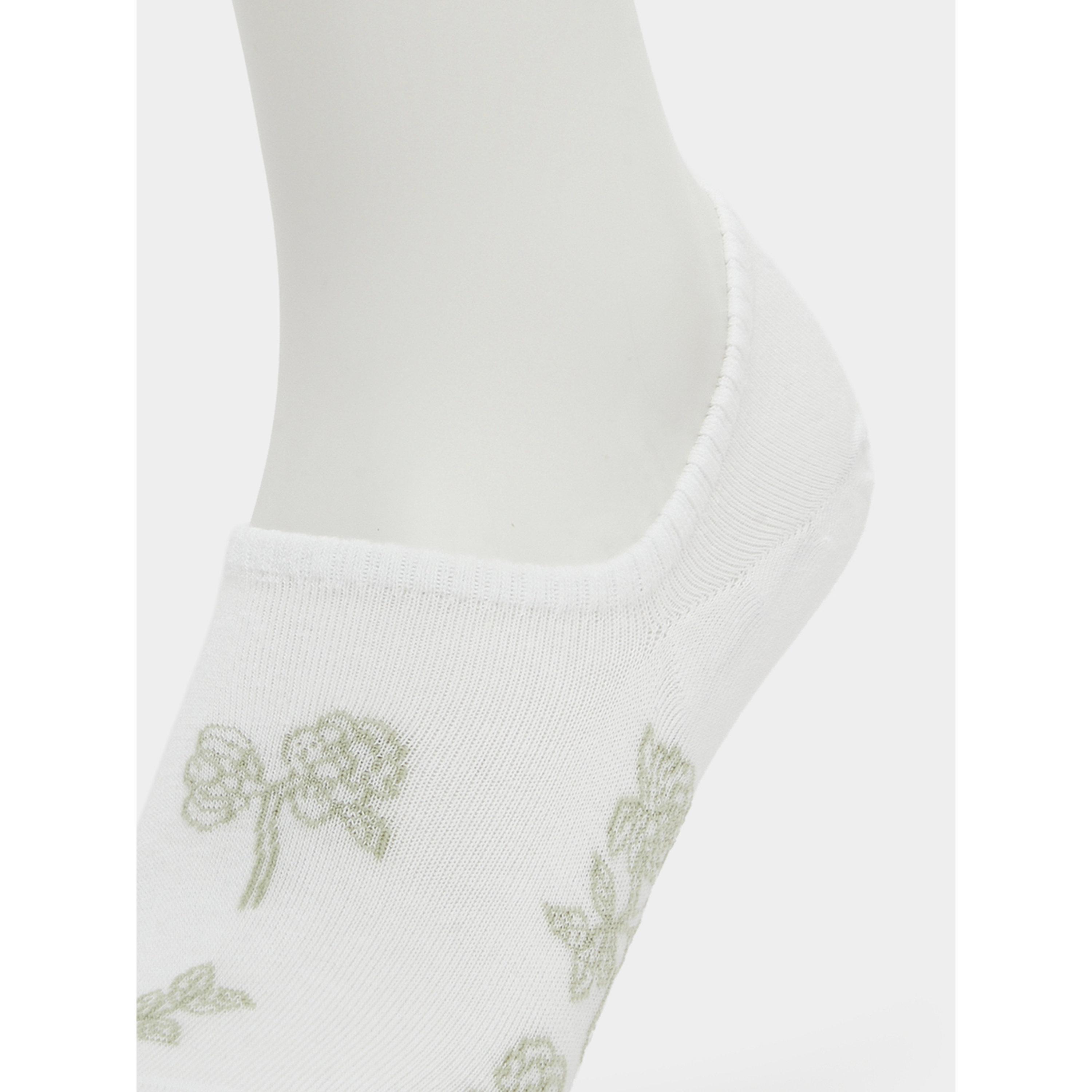 طقم من 3 أزواج - جوارب مخفية بطبعة فراشة-women-socksandstockings-image-5