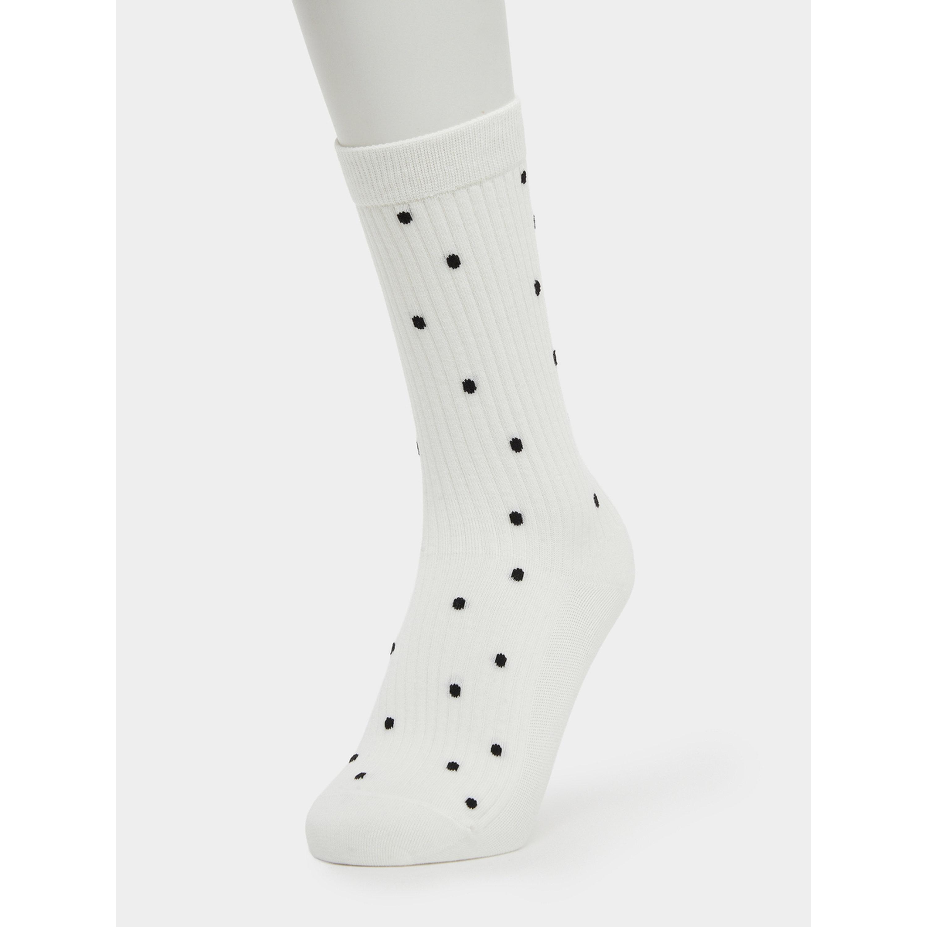 Styli Pack of 3 - Polka Dot Print Crew Socks-women-socksandstockings-image-4