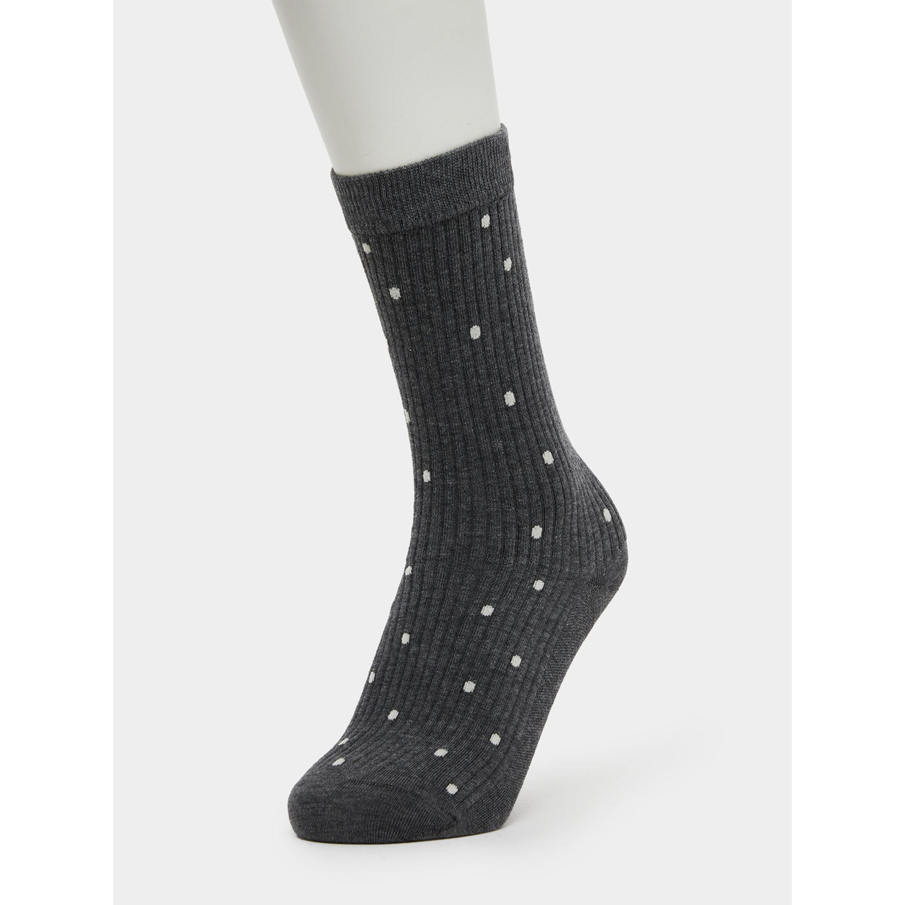 Styli Pack of 3 - Polka Dot Print Crew Socks-women-socksandstockings-image-6