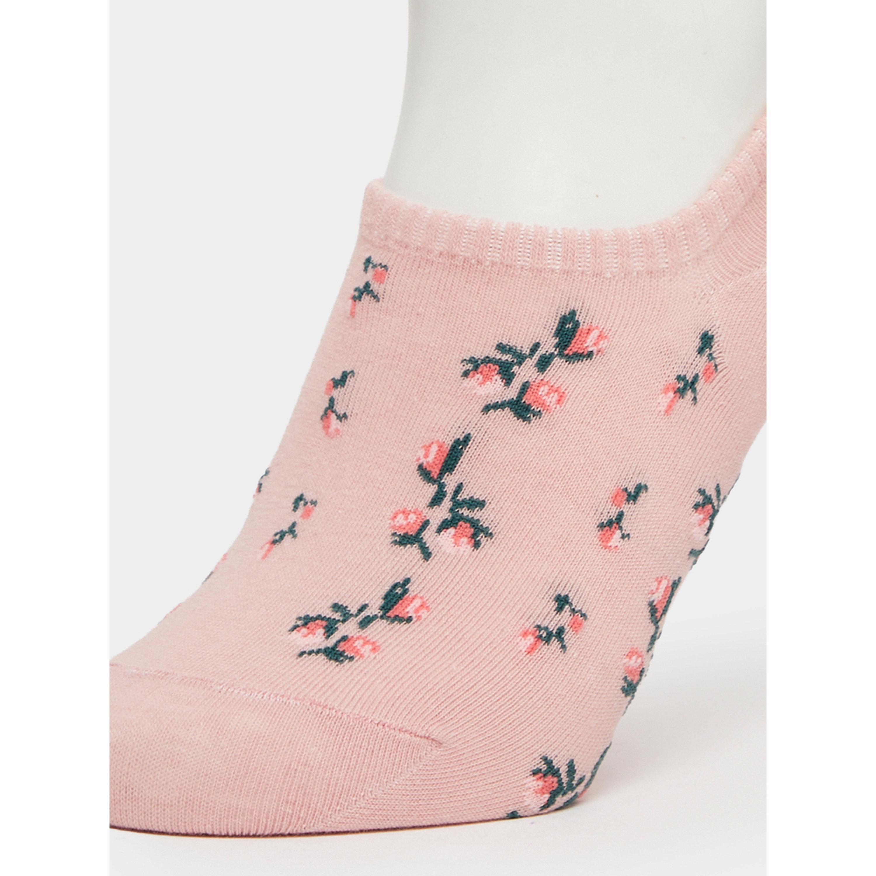 مجموعة من 3 جوارب بطبعة زهور-women-socksandstockings-image-3